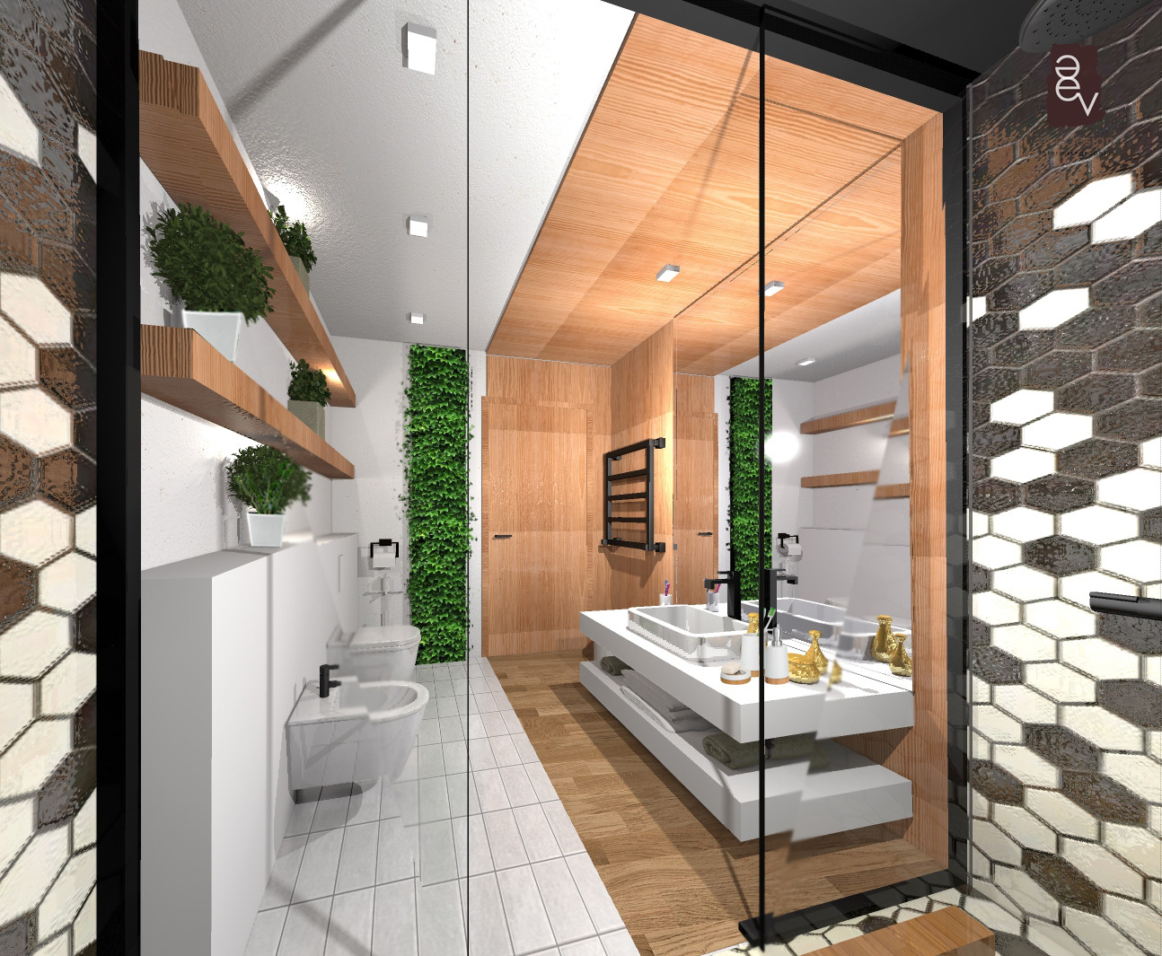 黑白极简别墅设计，展现空间纯粹之美-18