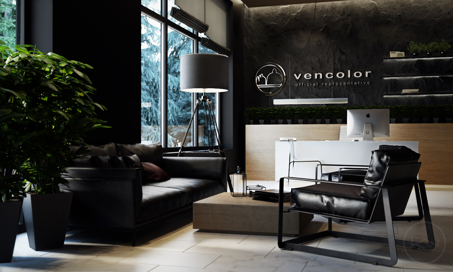 时尚 Vencolor 展示空间设计-3