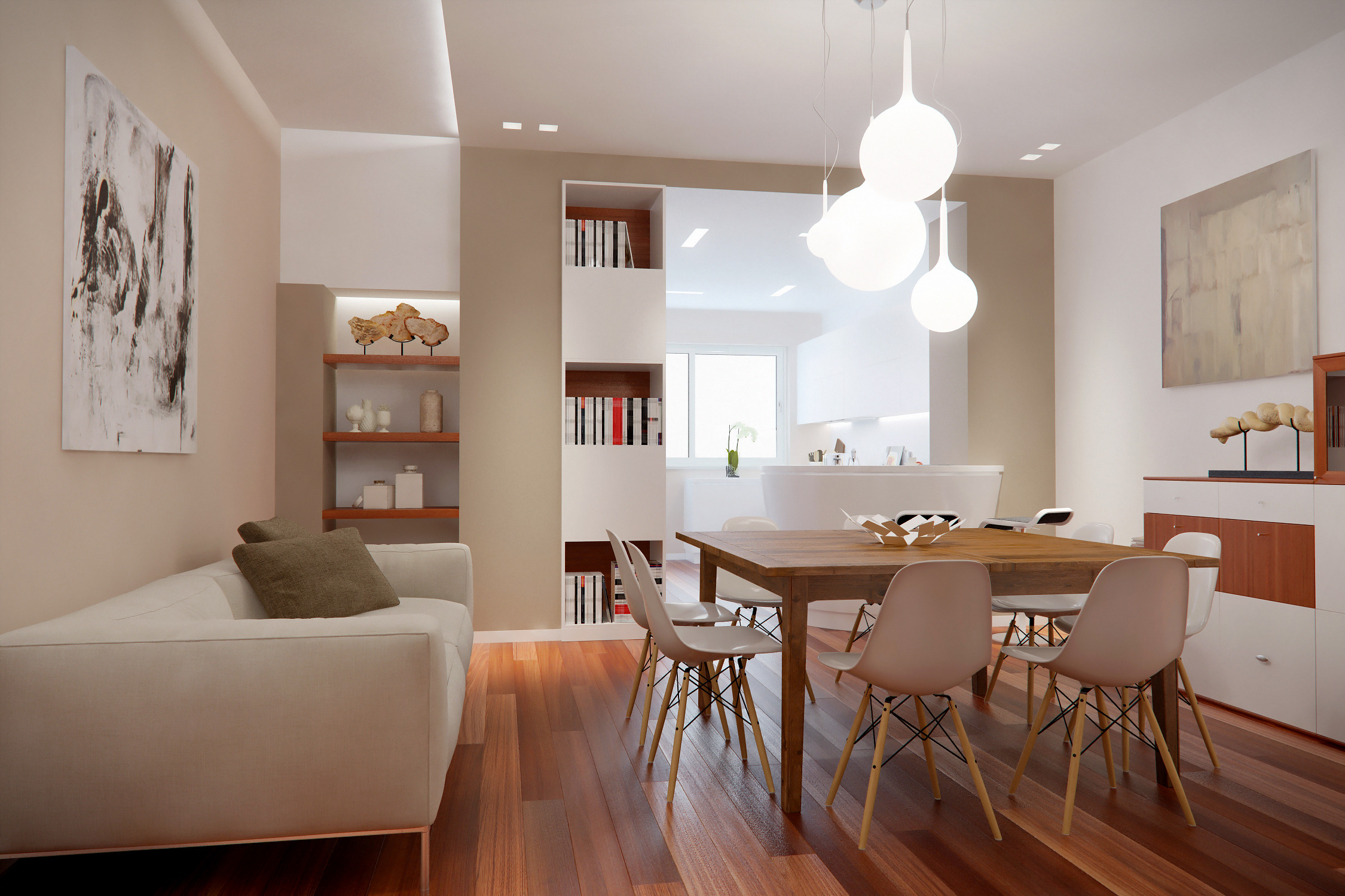 融合复古与现代的意大利巴里公寓设计-9