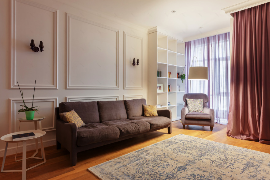 美国风格的简约公寓设计-4