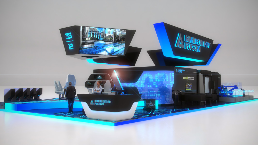 Complex exhibition stand for the Minpromtorg-5