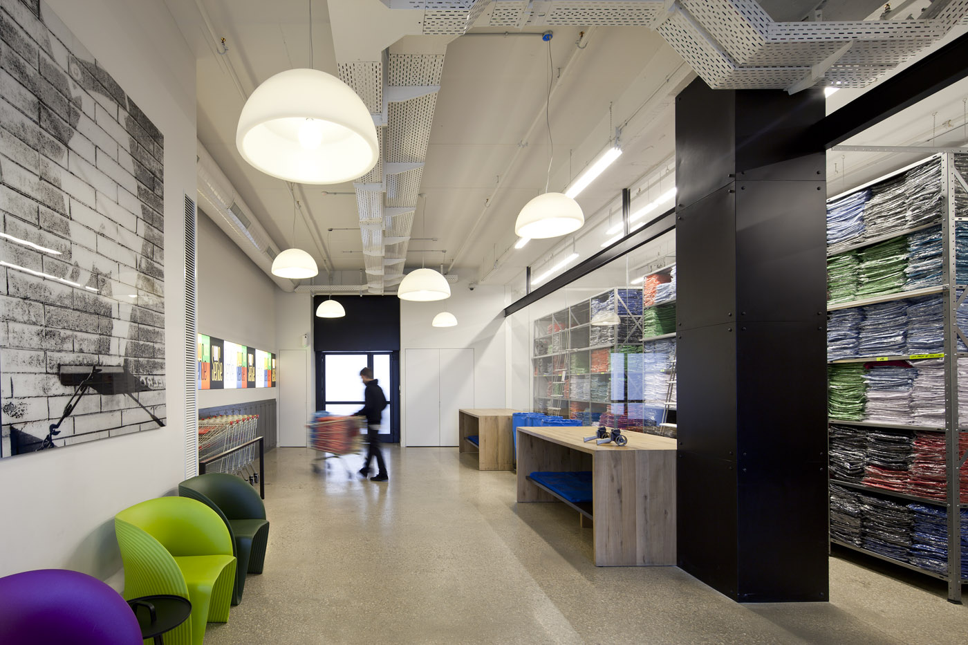 南部特拉维夫工业区 500 平米纺织品展示空间-15