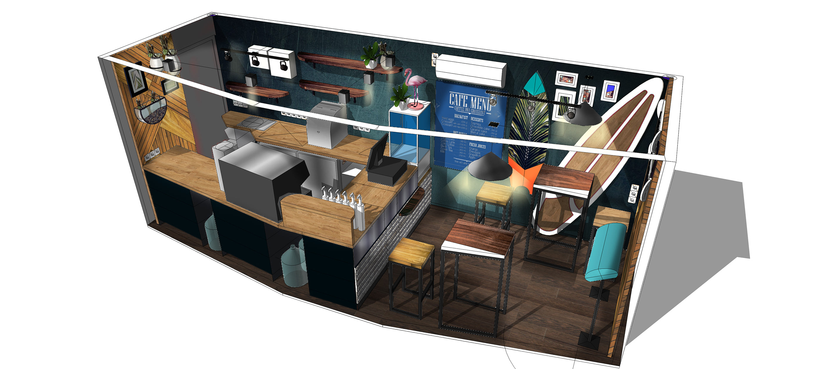 迷你咖啡馆"COFFEE BOX"-7