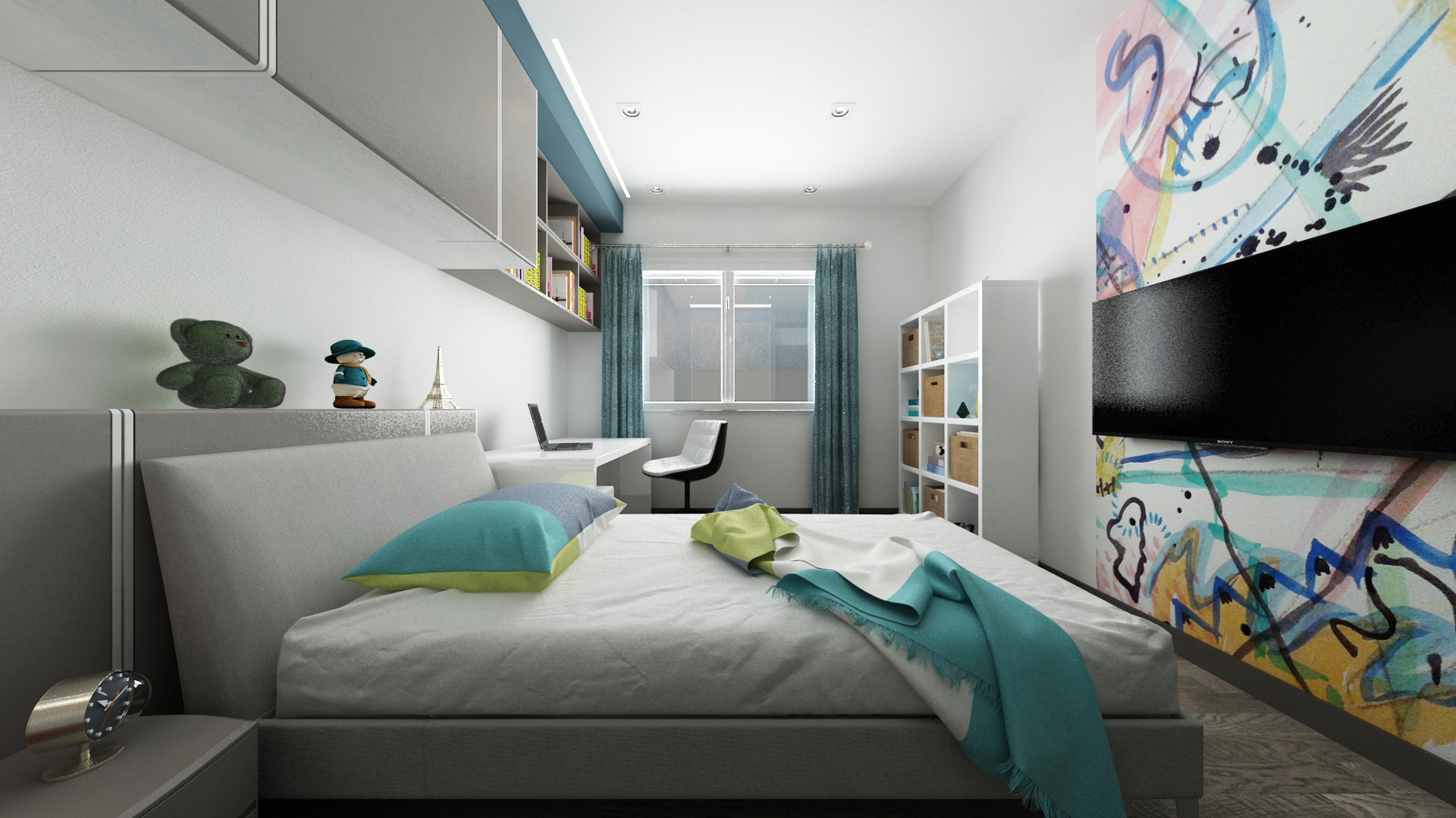 现代家庭别墅设计，室内外和谐共生-38