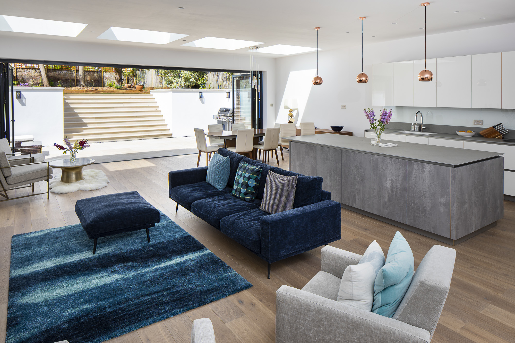 伦敦西 Hampstead 中心地带的 detached house 翻新-0