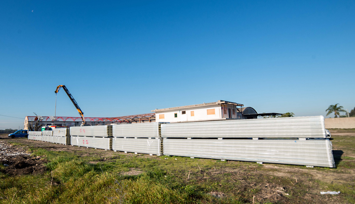 2016-2017 年意大利 Nardò工业仓库改造 | 1700 平米 Ethernit 覆盖屋顶翻新-31