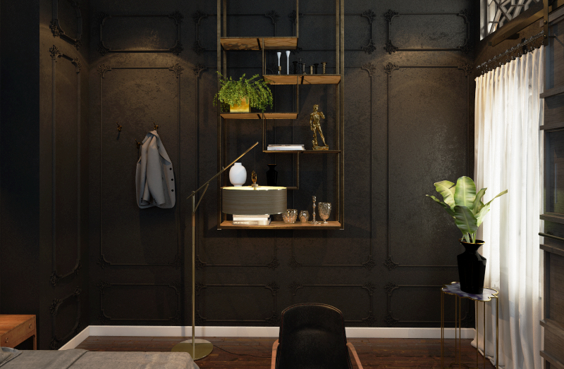 三维酒店客房设计展现空间魅力-3