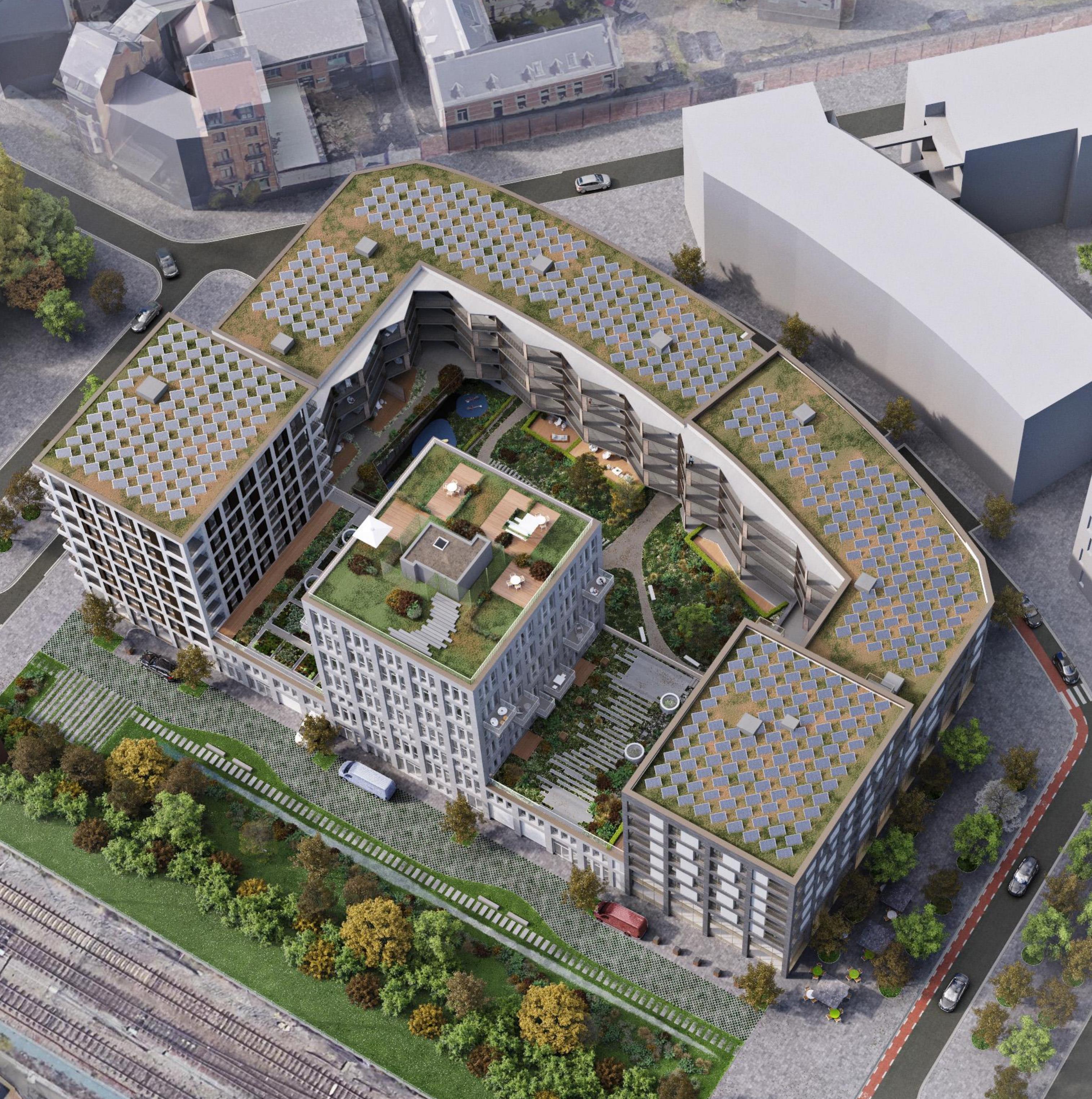 融合城市环境的建筑转折点-4