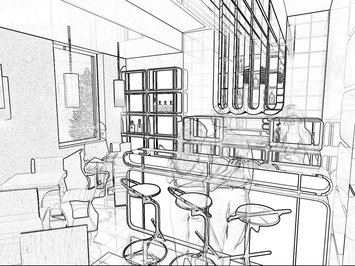 米斯克斯美食店室内设计-7