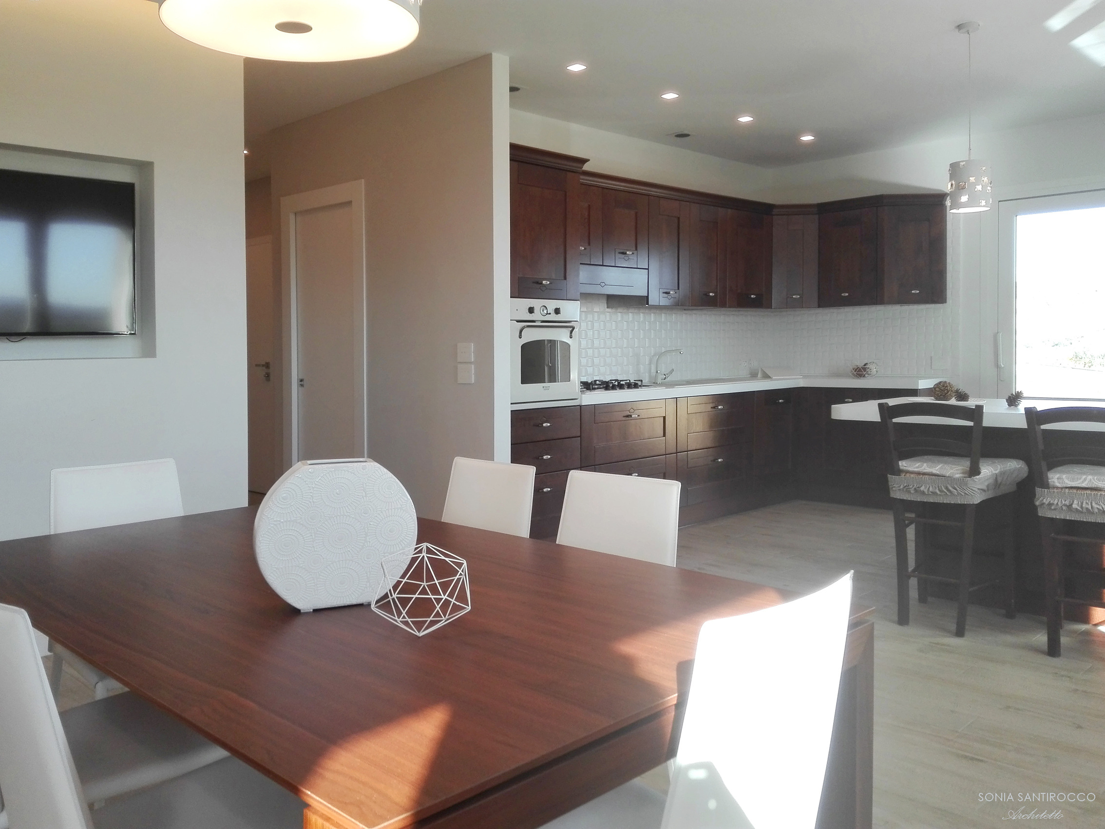 温馨开放式空间 | 意大利公寓客厅设计-18