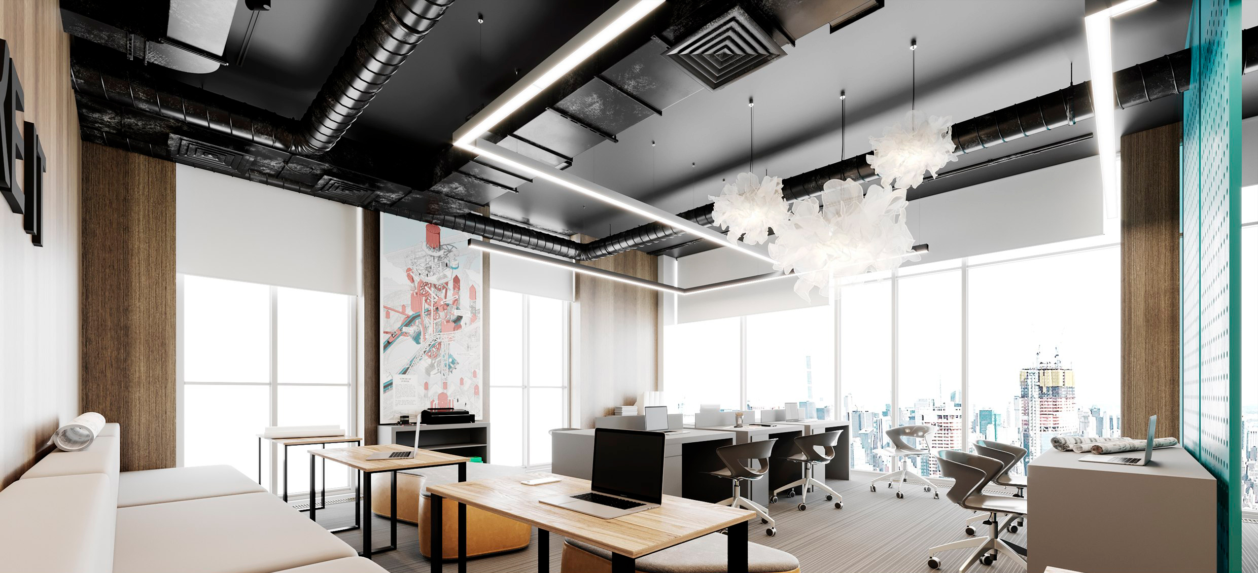 阿斯塔纳商务中心全 CG 视觉化-22