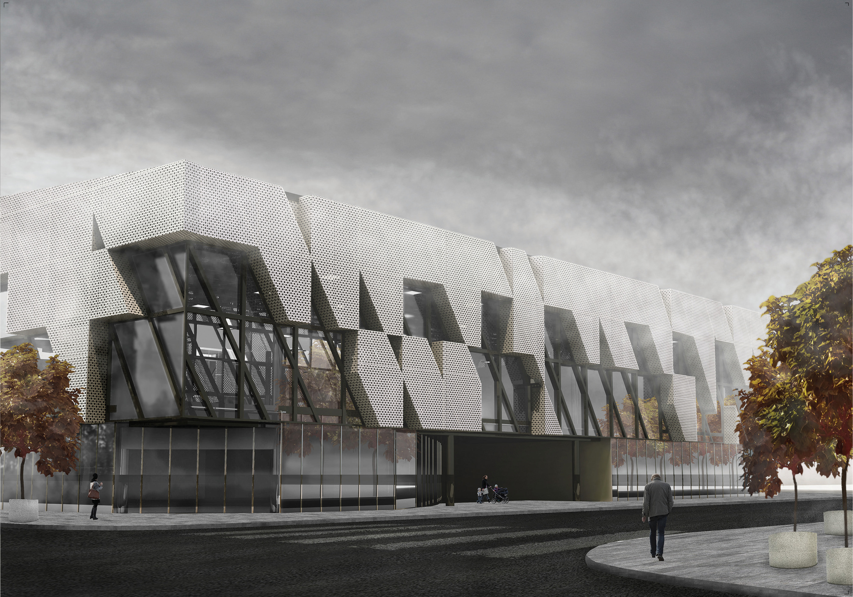 Master's degree project: Recreational centre-4