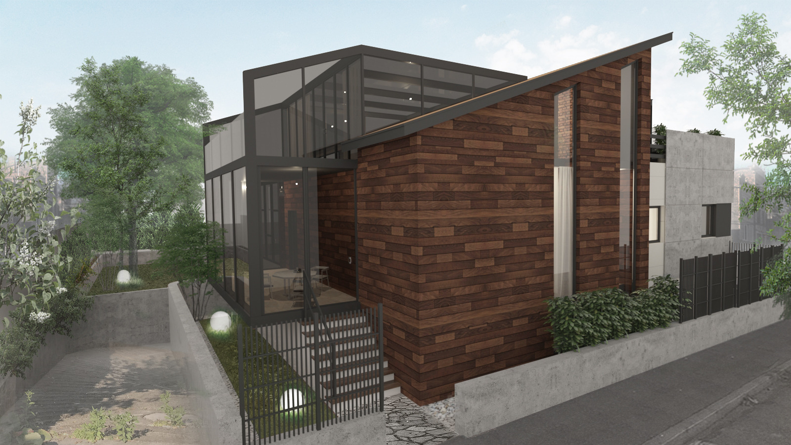 45-X 别墅 | 融入自然的室内设计杰作-2