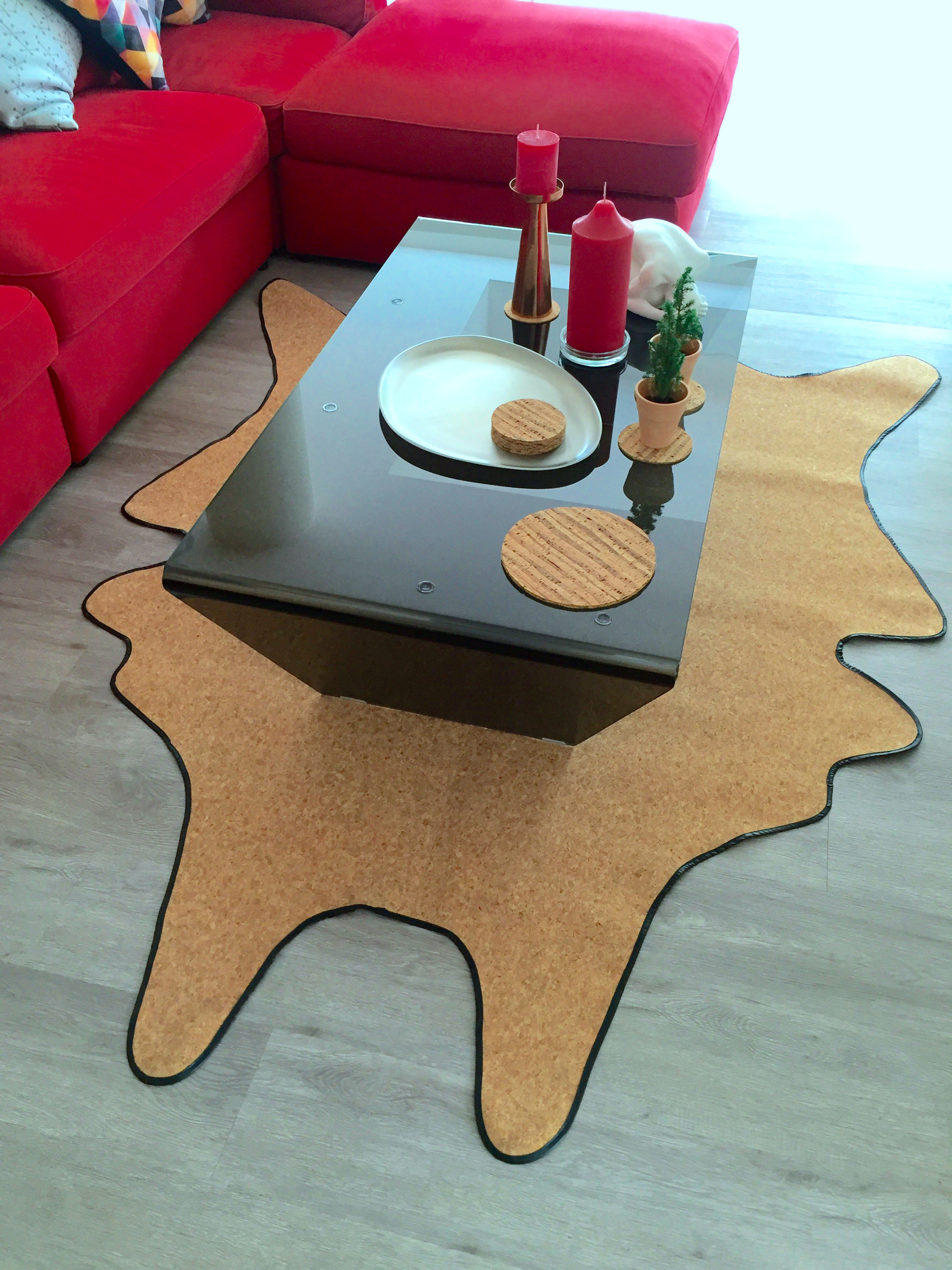 VEGAN 牛皮质地地毯-22