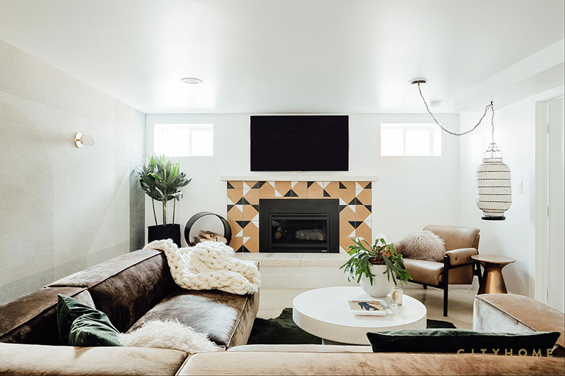 盐湖城带有温暖色调的现代住宅-19