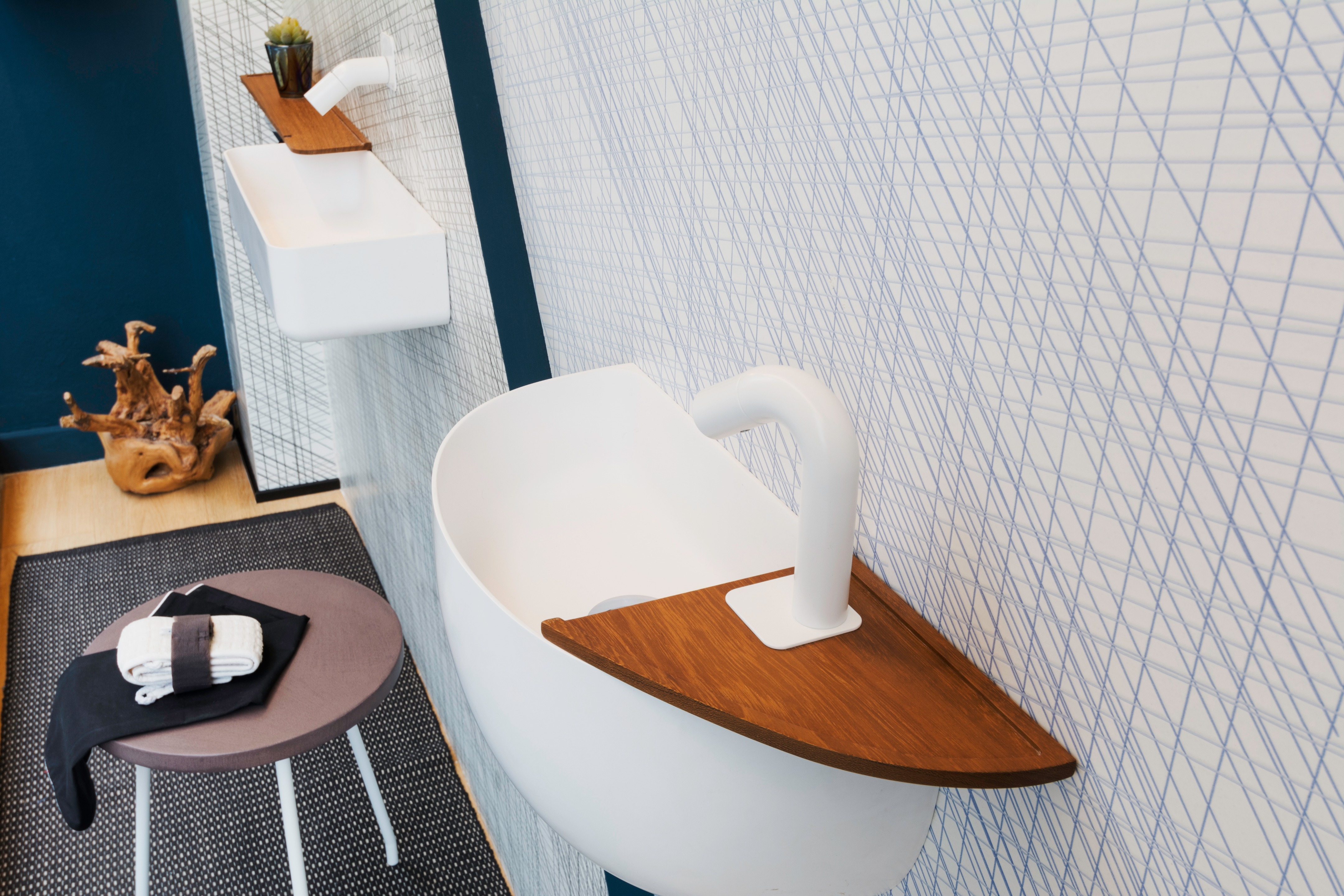 Akua Showroom 打造现代卫浴空间，自然元素与功能的完美结合-23