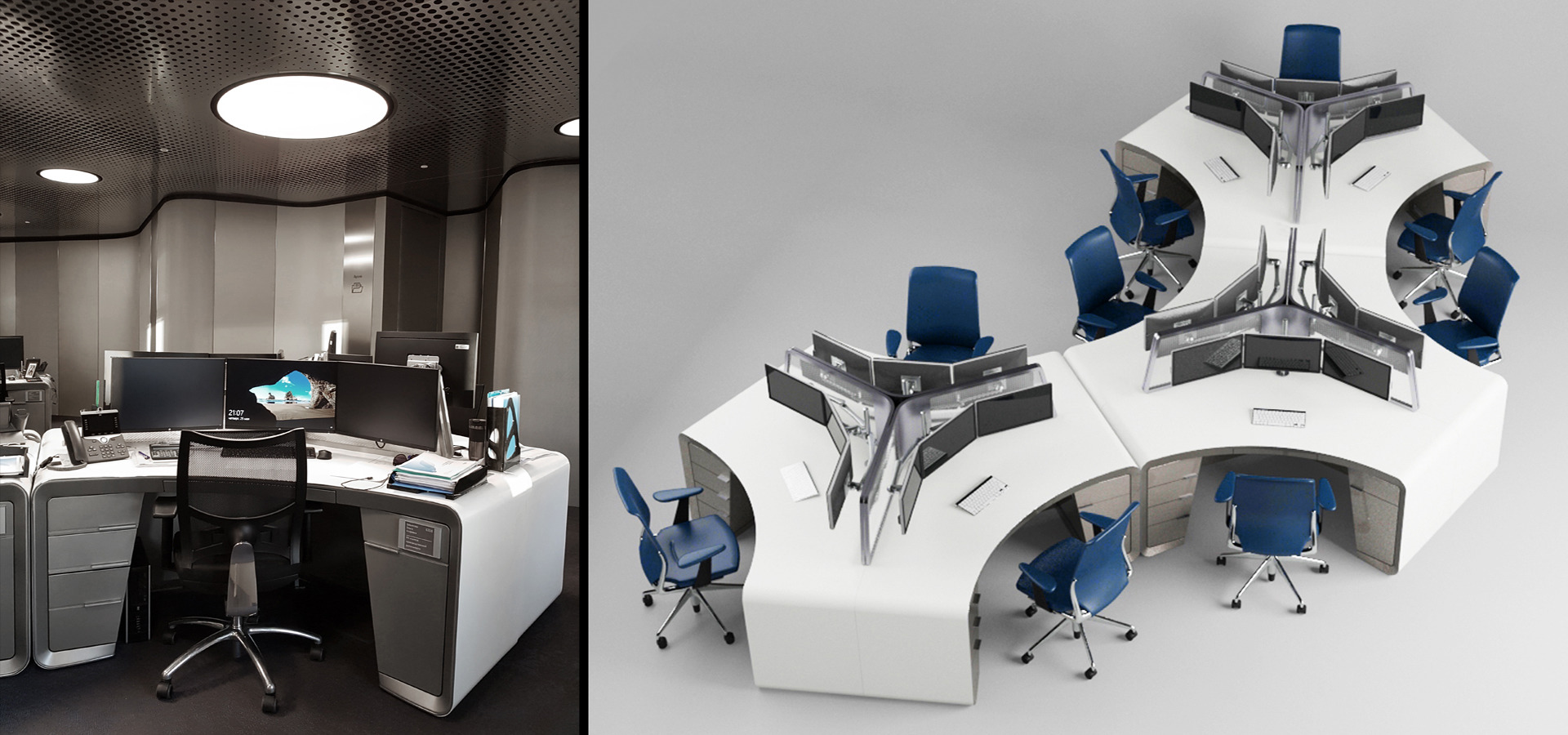 俄罗斯 GAZPROM NEFT 下游效率控制中心的室内设计-2