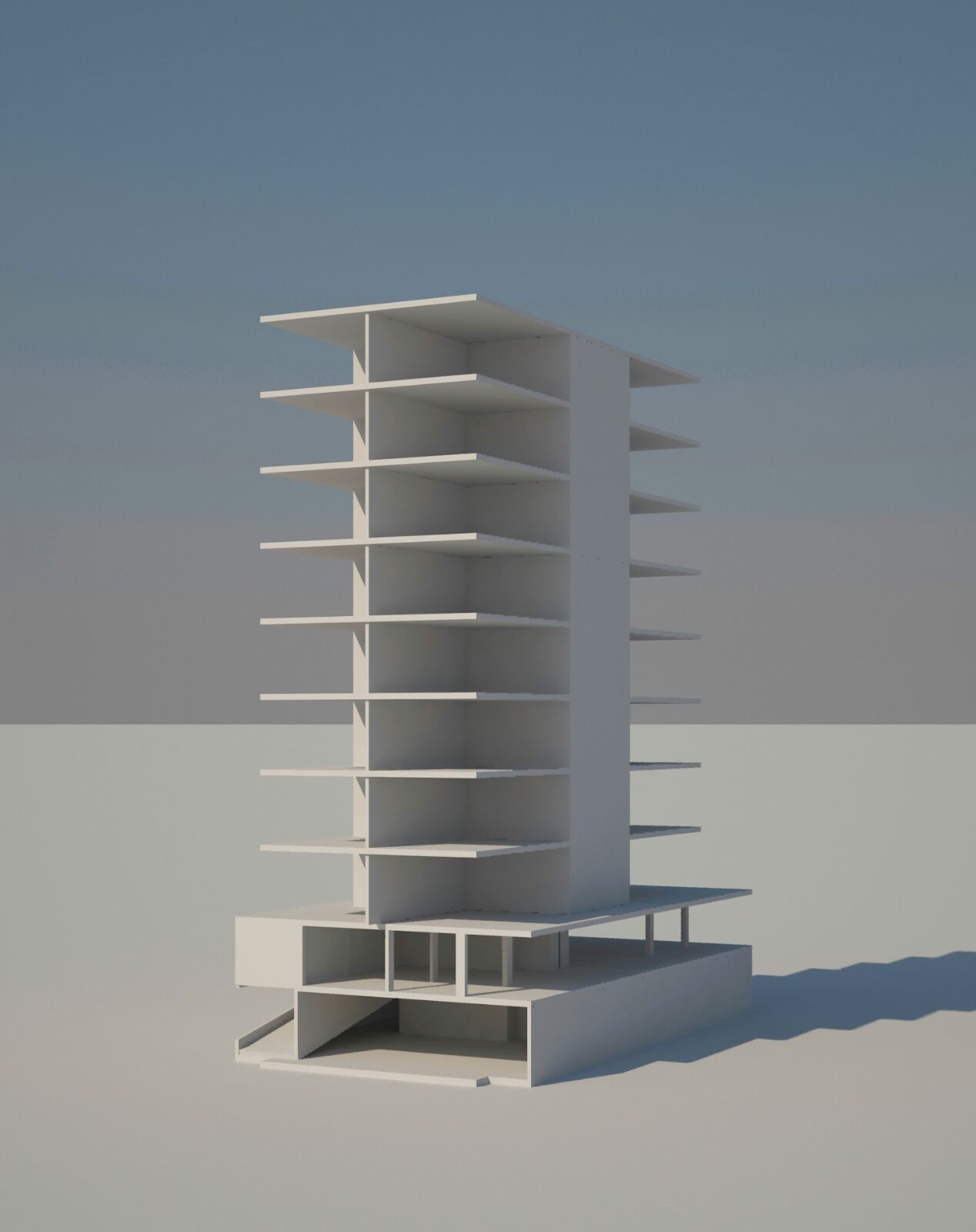 2017 年完成的 Kuwaiti 投资者私人办公大楼室内设计-2