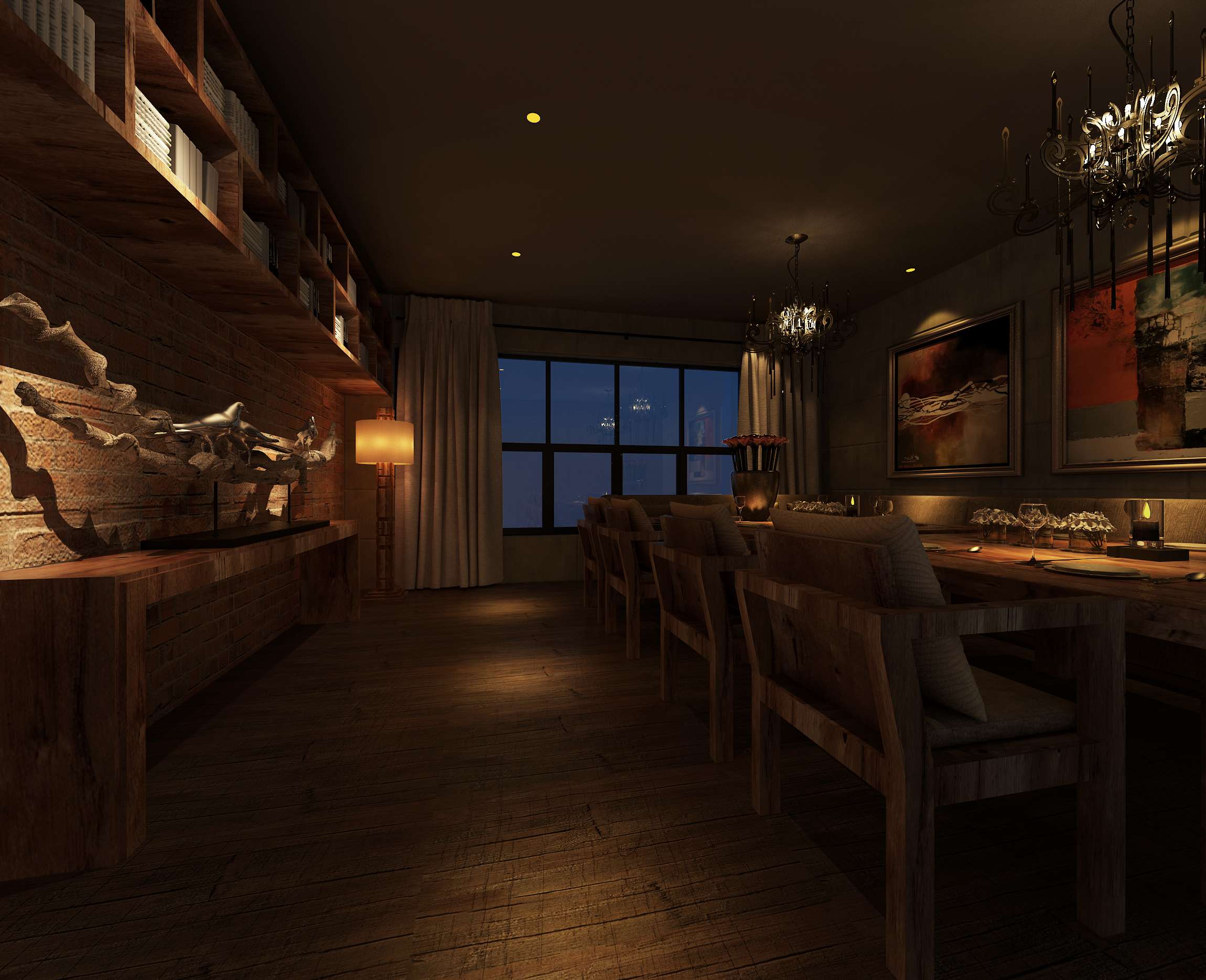 沈育晖作品  餐饮 咖啡厅800平-8