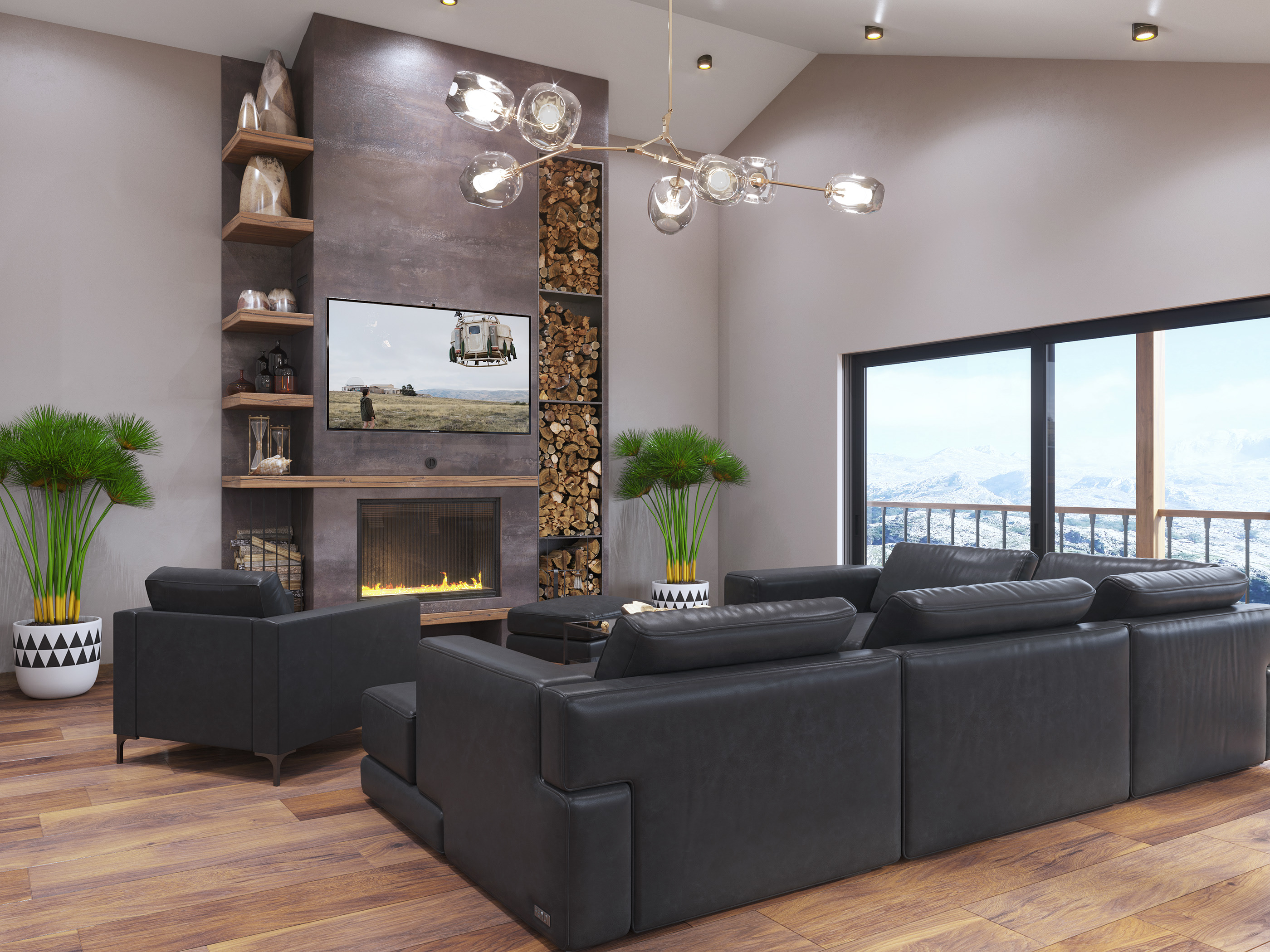 山间别墅翻新，自然与现代交融-14