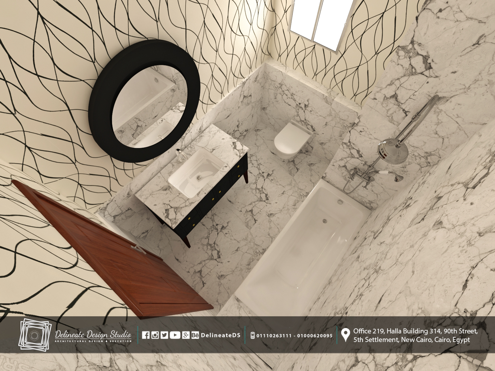 新开罗别墅 | 现代宜居的室内外设计-18