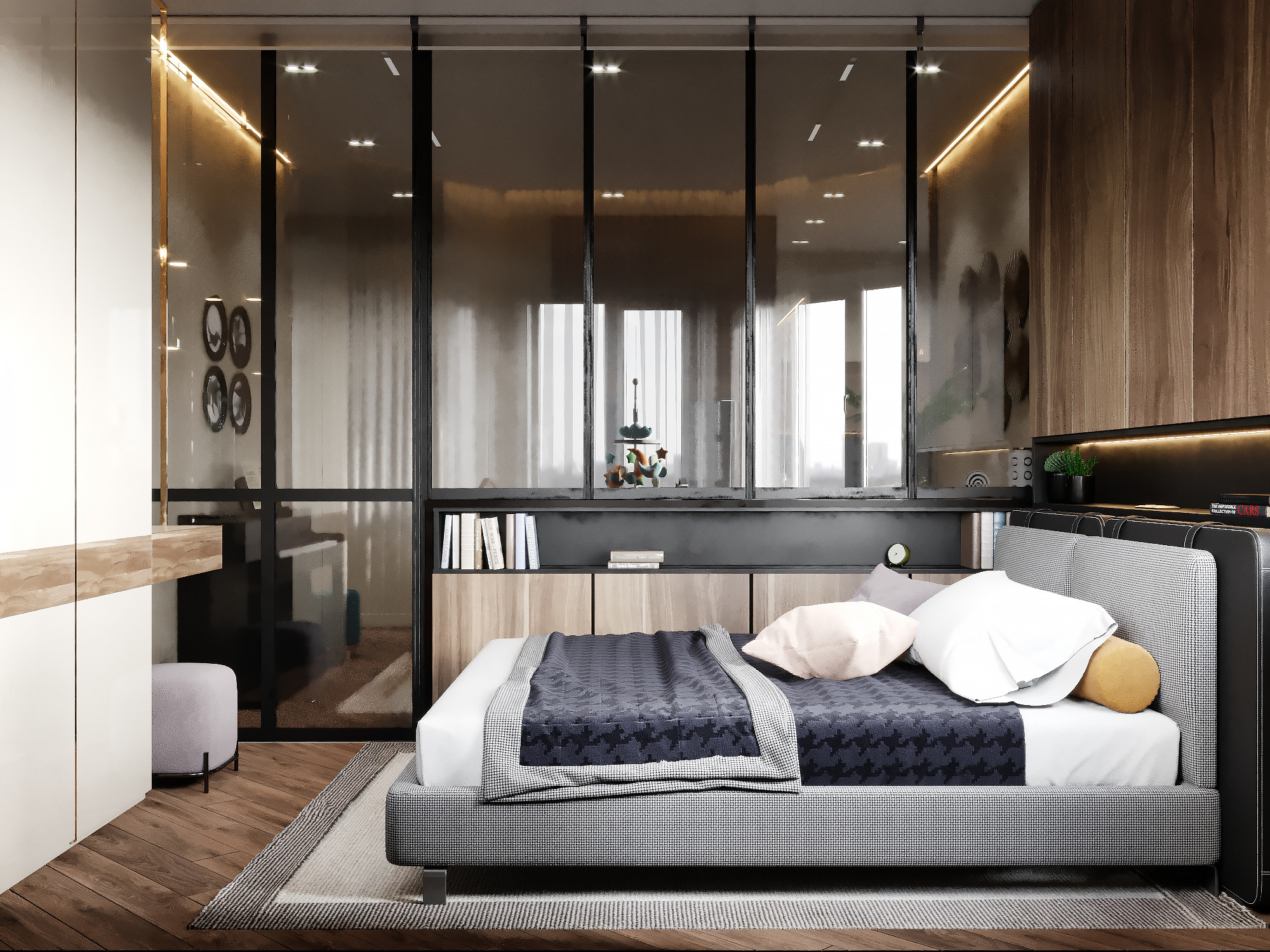 浪漫法式客厅，温馨和谐的家庭角落-22