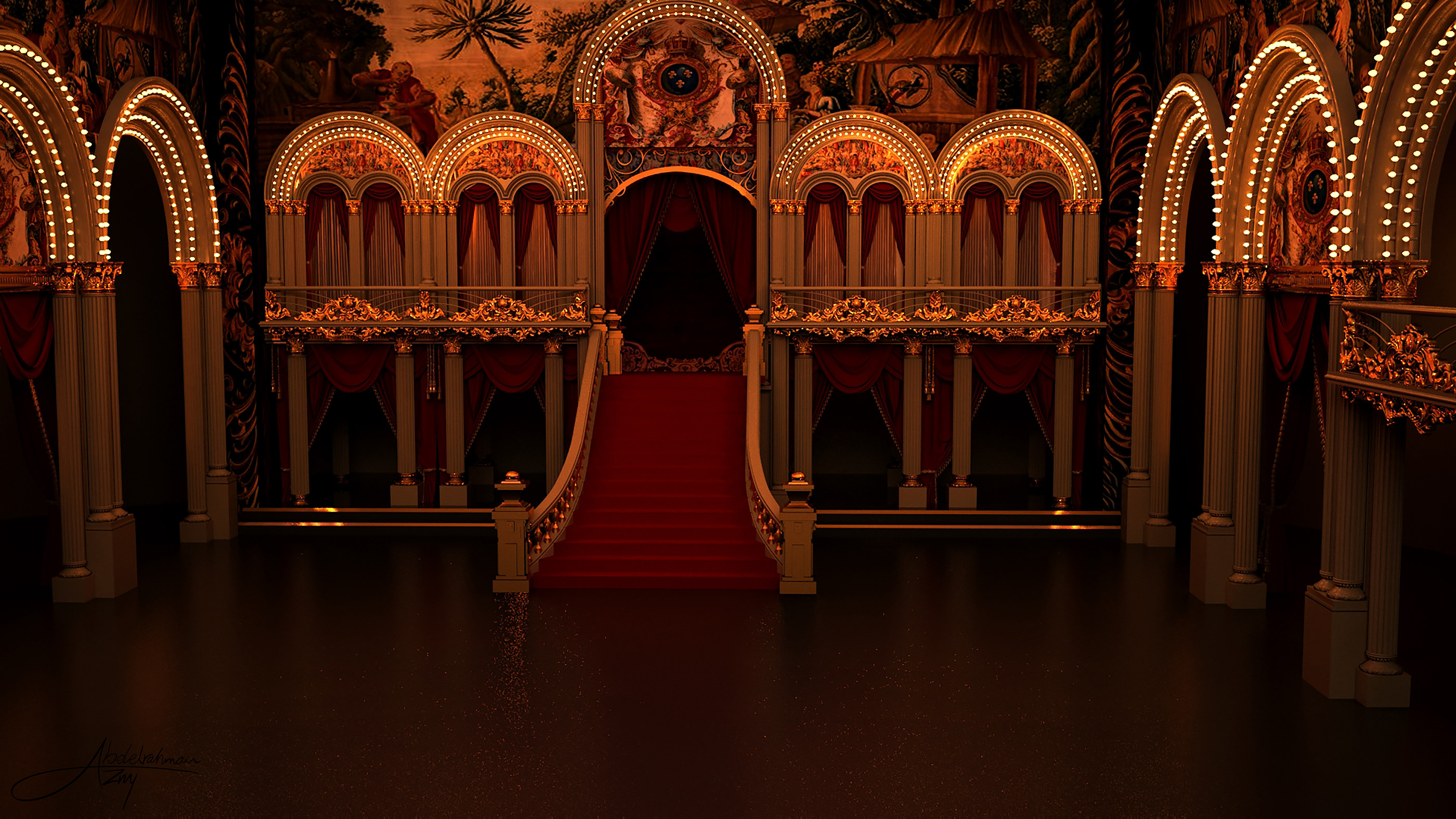 剧院宫殿的豪华装饰-3