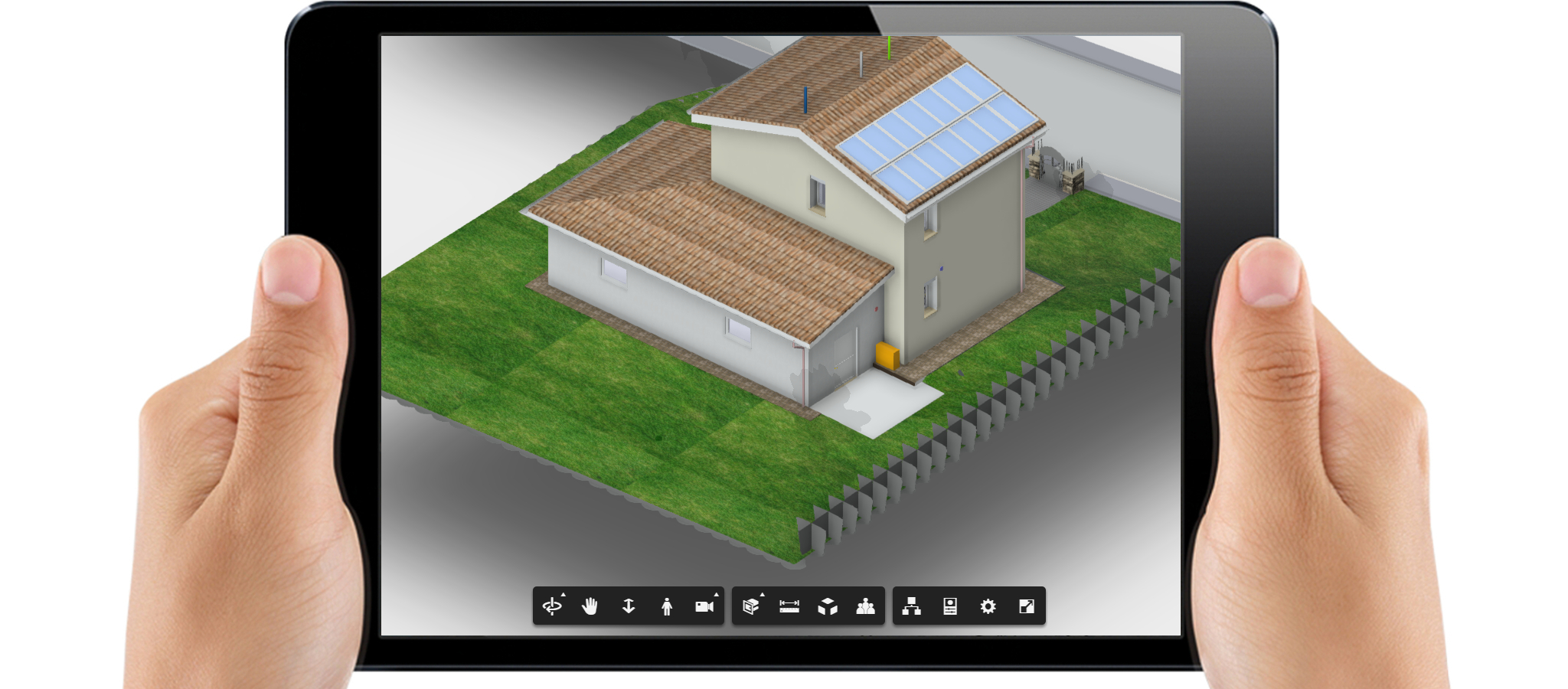 干式施工的钢结构单户住宅-2