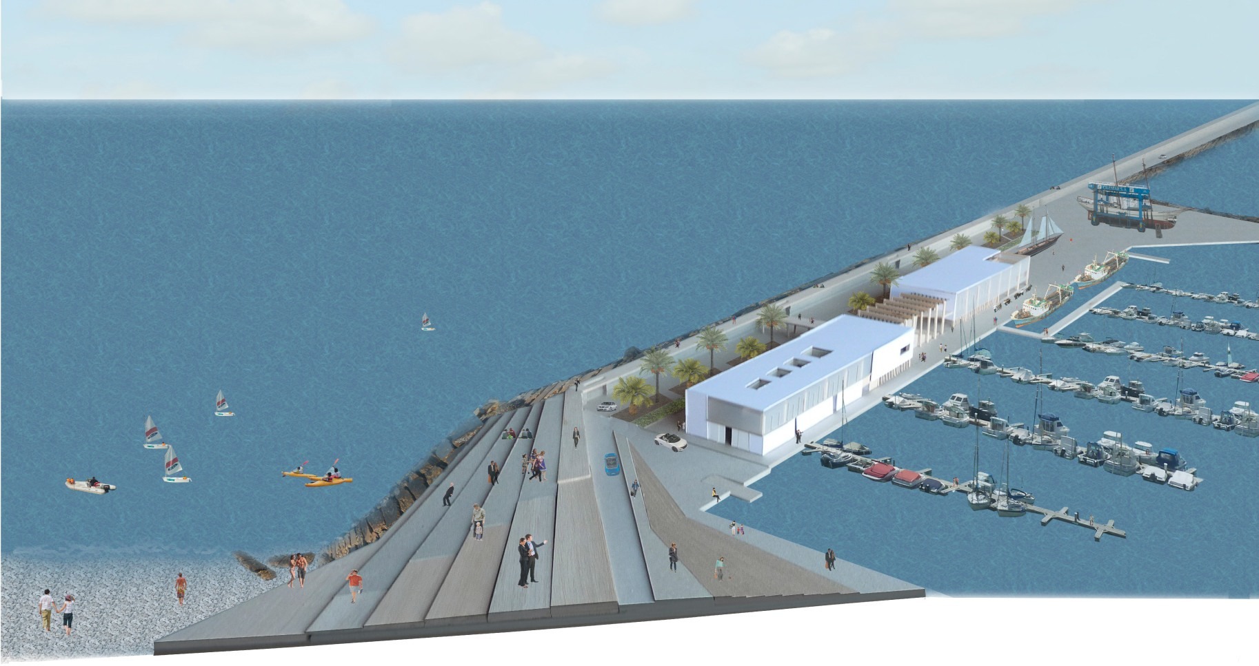 运动港边的 PFC 海事综合体-5