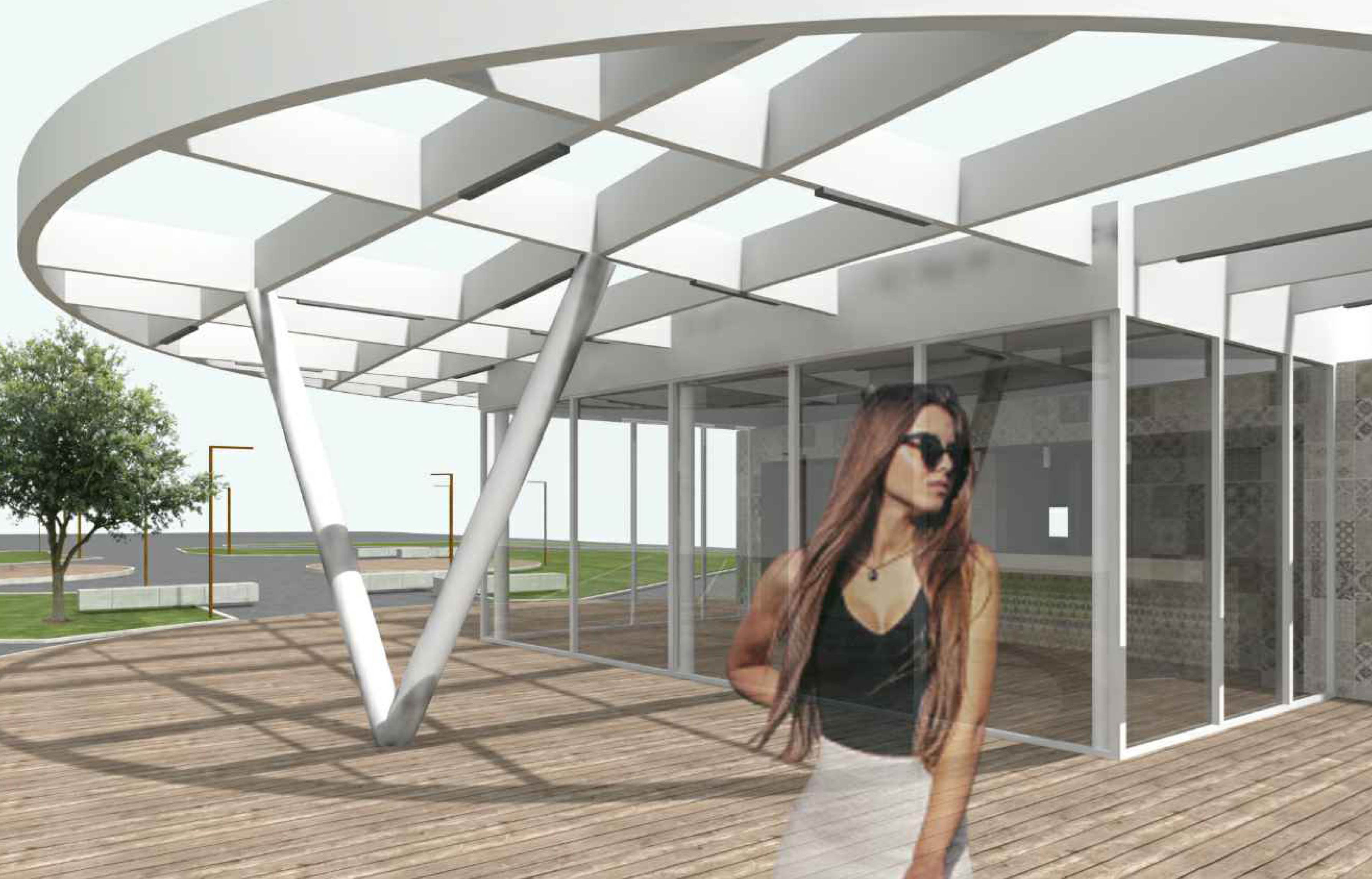 未实现的公共花园设计 | 评述 Pescara“五一广场”花园改造计划-7