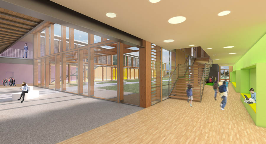 "H"型校园建筑 | 自然镜像与教育故事的融合-8