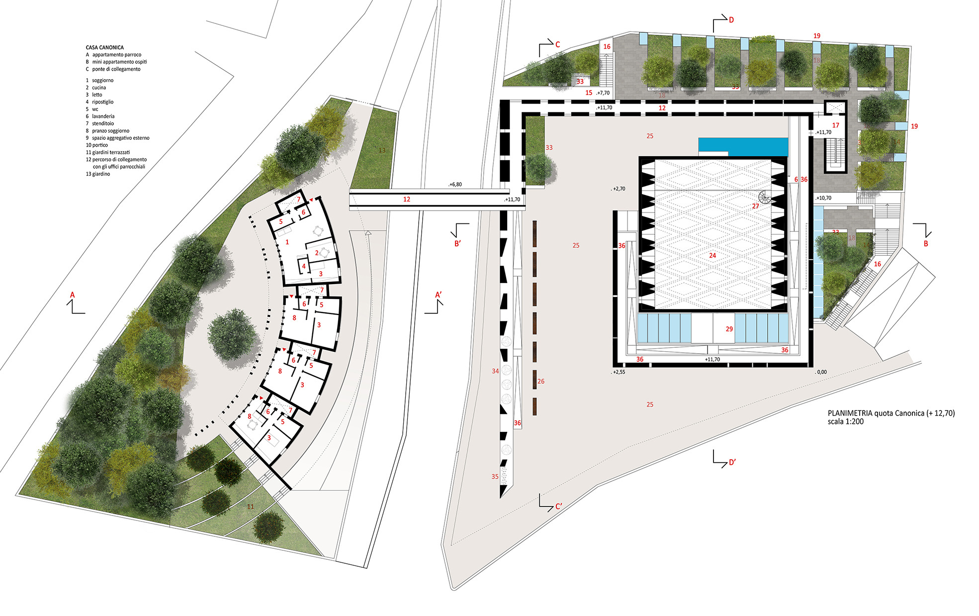 融合天地空间的教堂设计—— Oppido Lucano 教堂-0