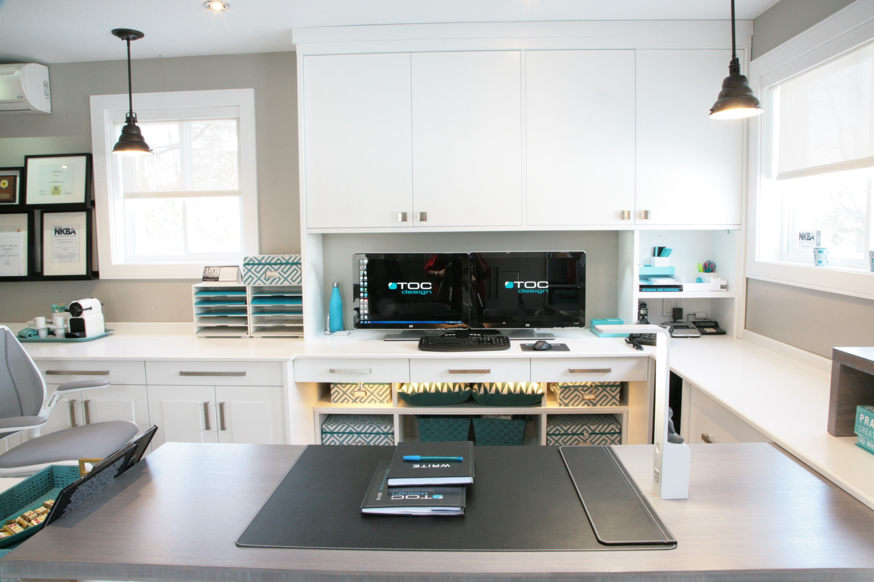 专业室内设计师的家办公空间-3