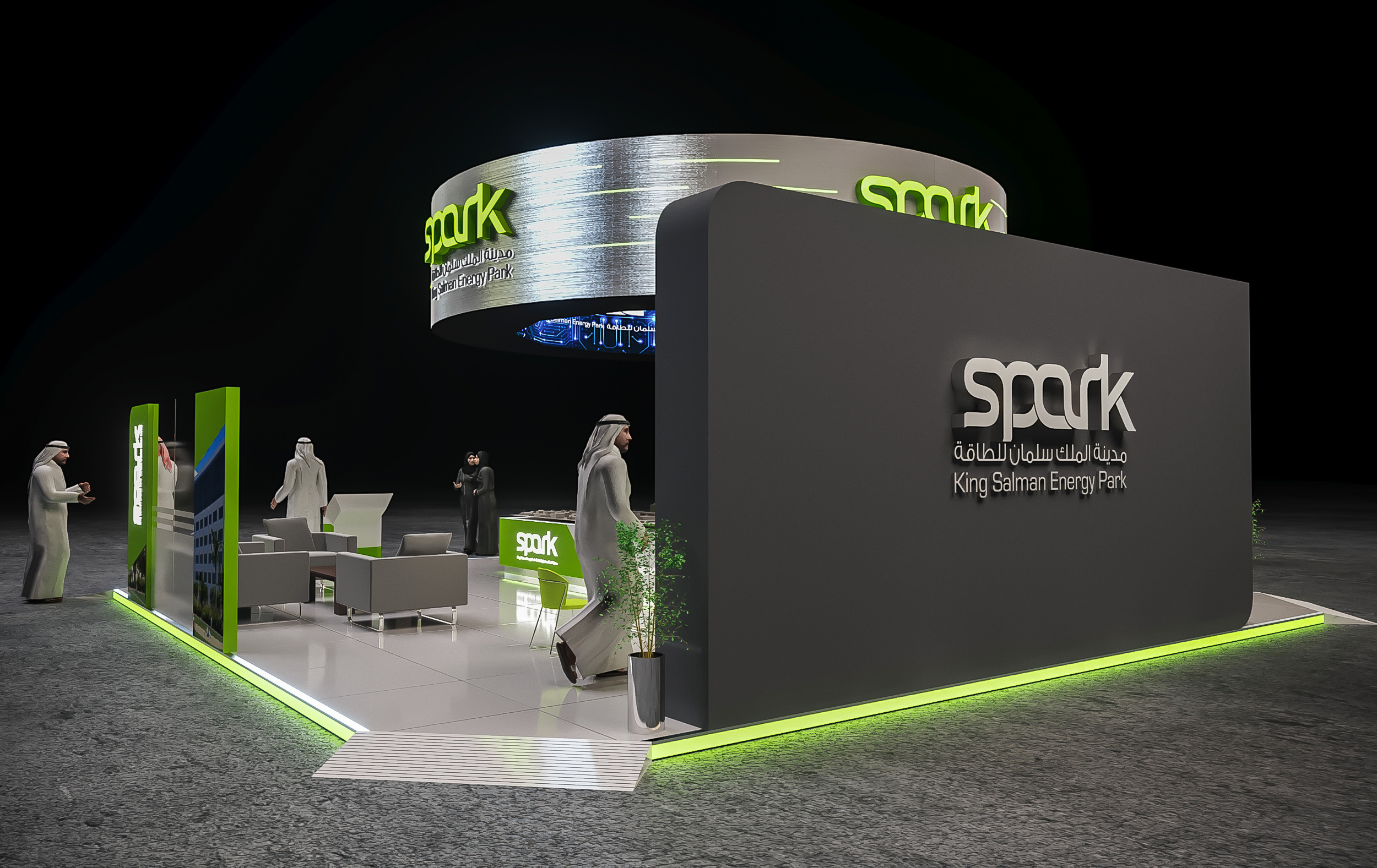 沙特能源公园 10 米 ·10 米展览设计-3