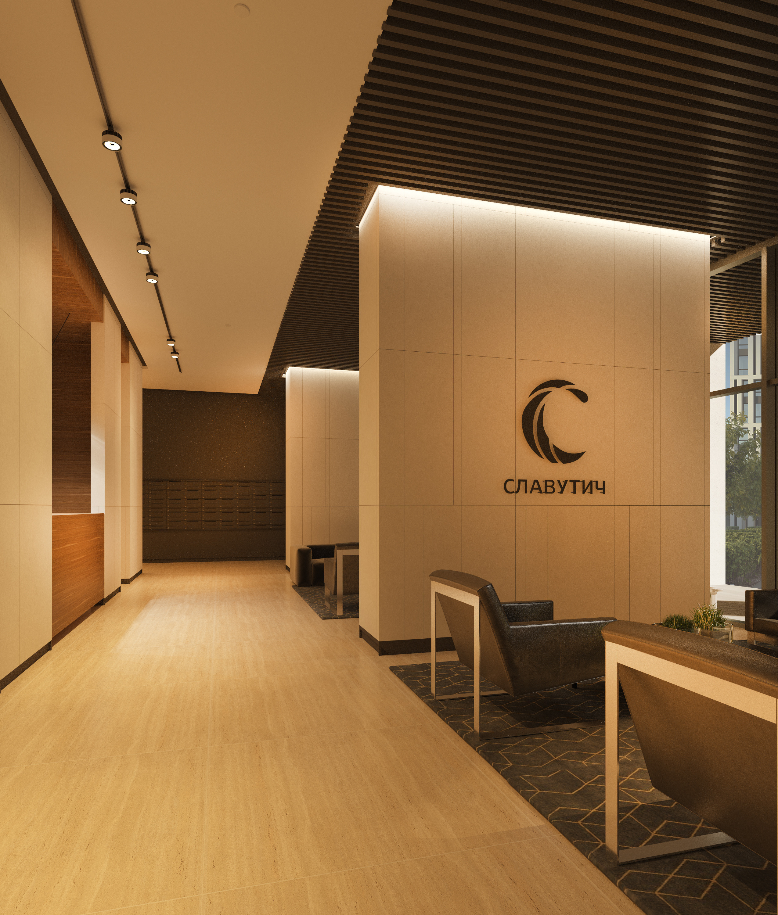 基辅左岸简约风格住宅综合体-29