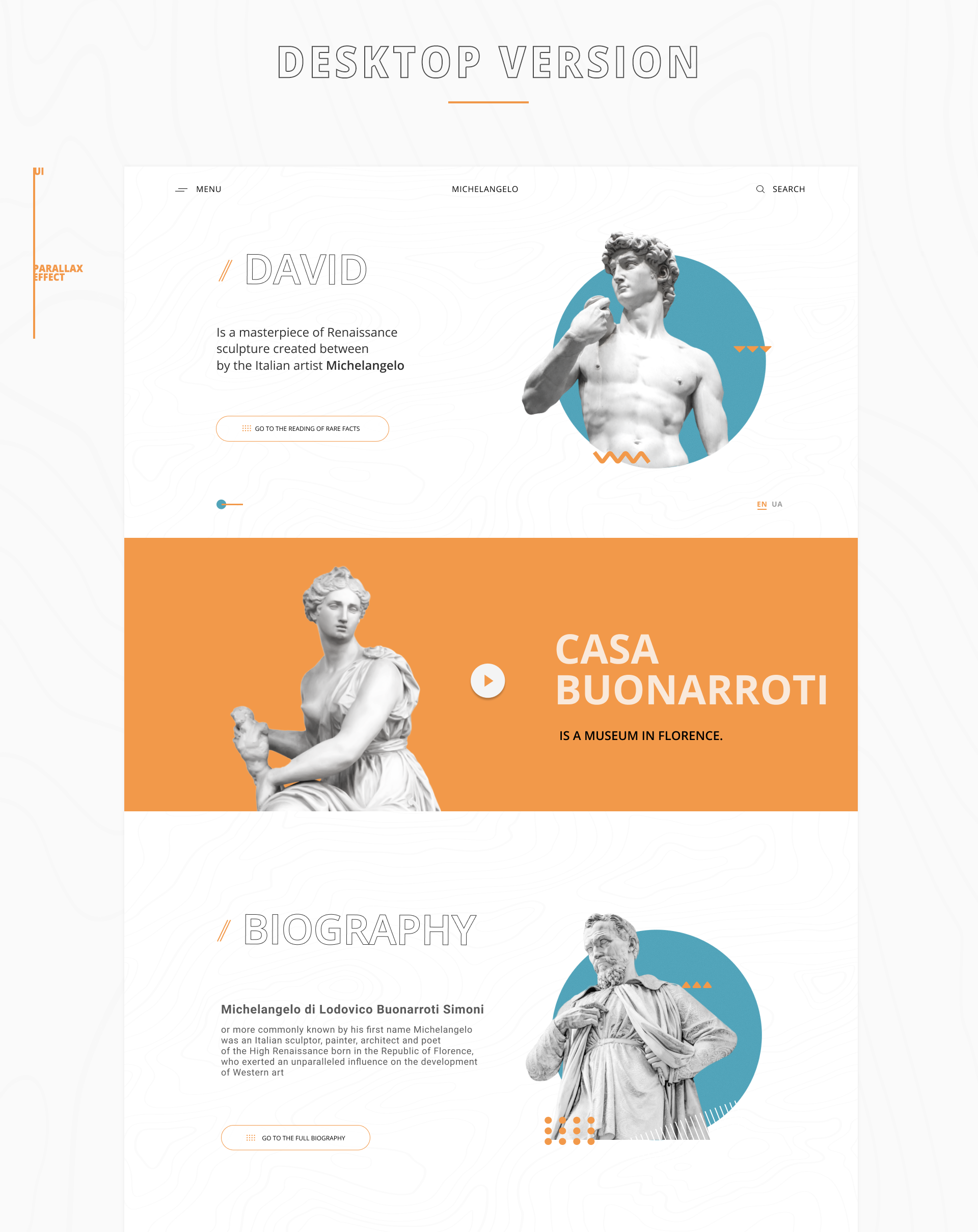 Web design art project UX /UI-4