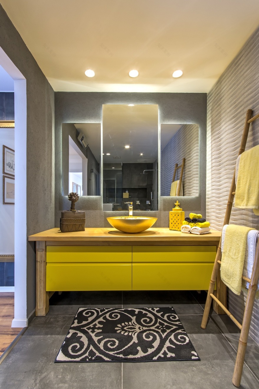 2016 年完成的 Hod Hashron 顶层公寓室内设计-11