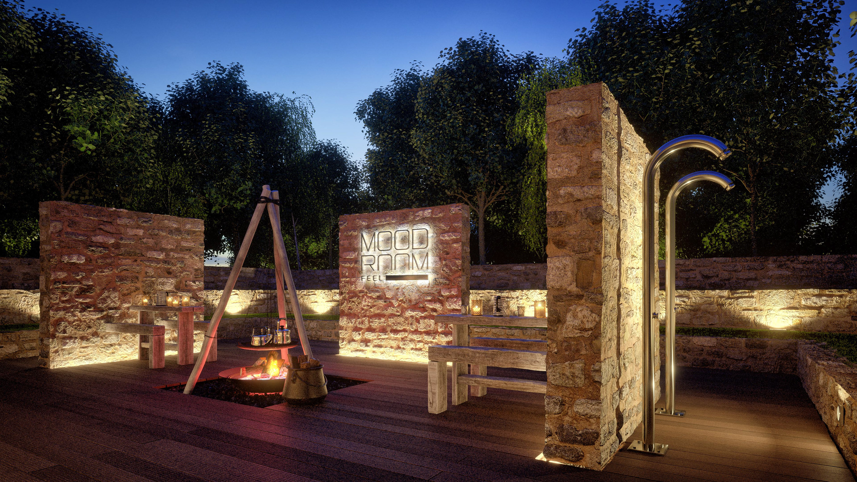 活动桑拿房设计，多元灯光营造 Mood-Room 氛围-18