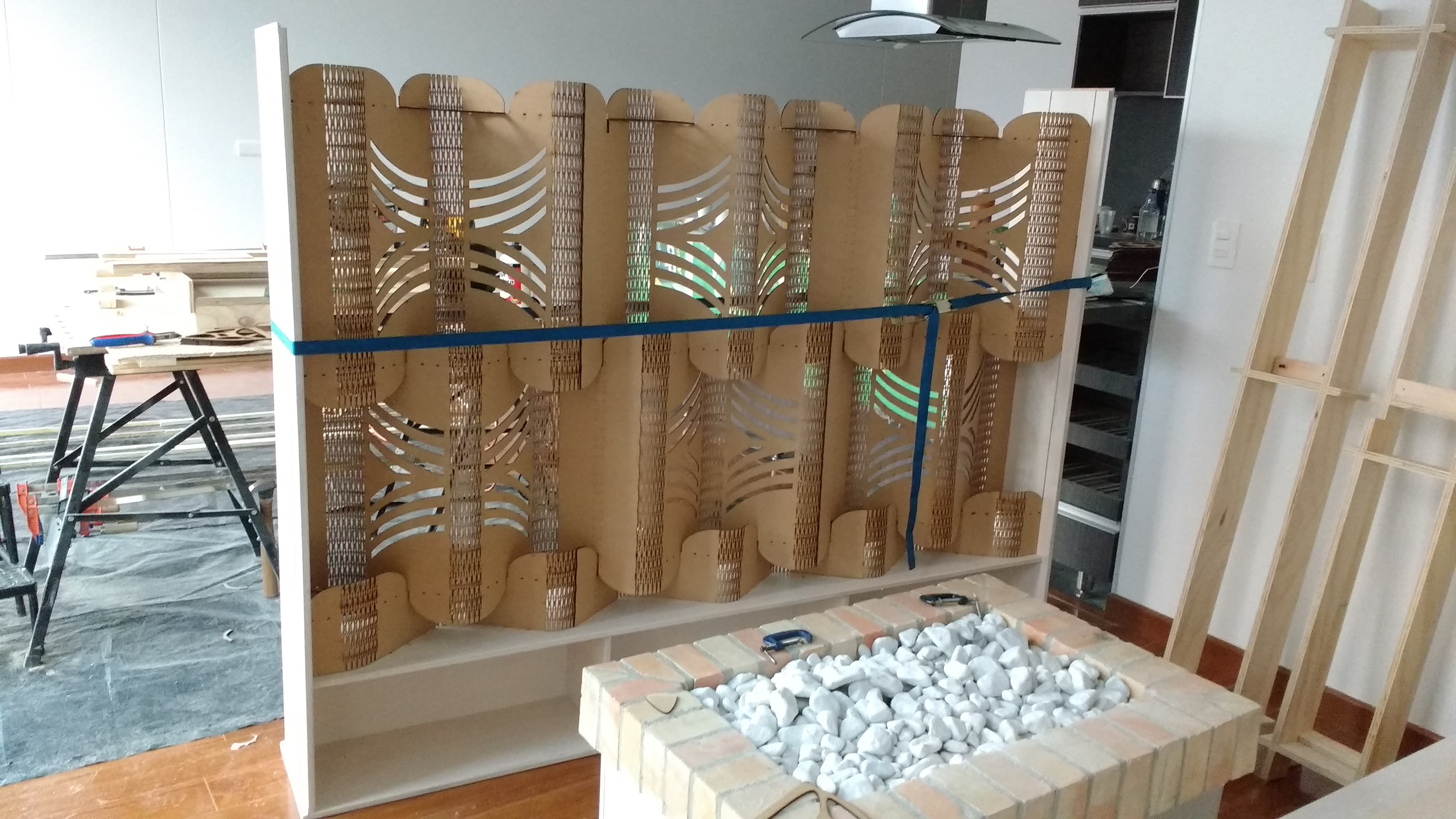 激光切割木质隔断家具设计-12