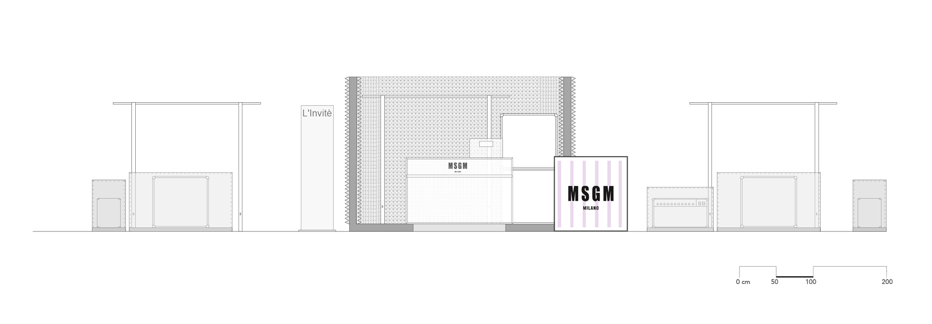 MSGM · SOUNDBOX · 巴黎乐蓬马歇百货商业空间设计-13