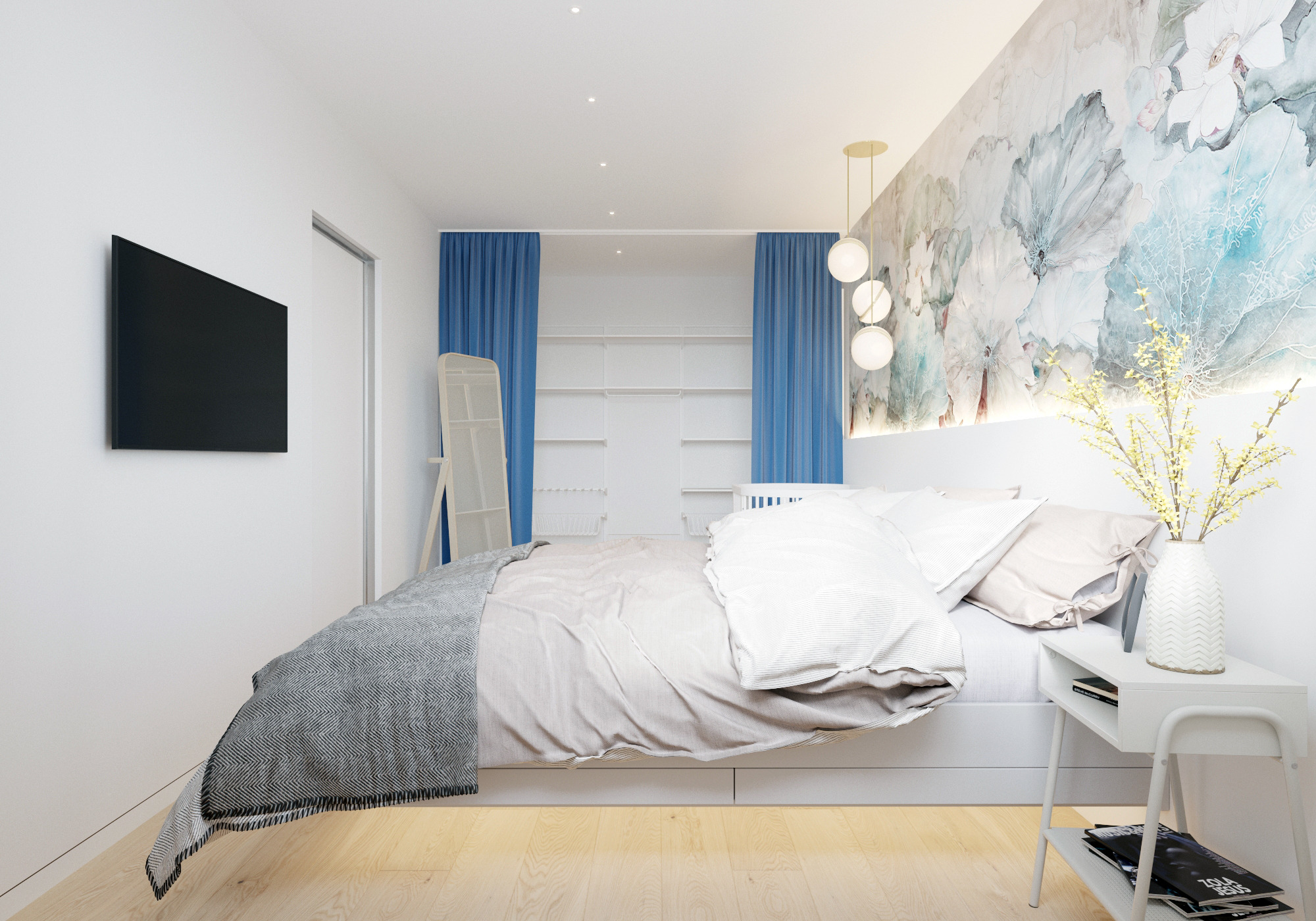 2018 年完成的"Prityazhenie"公寓室内设计-15