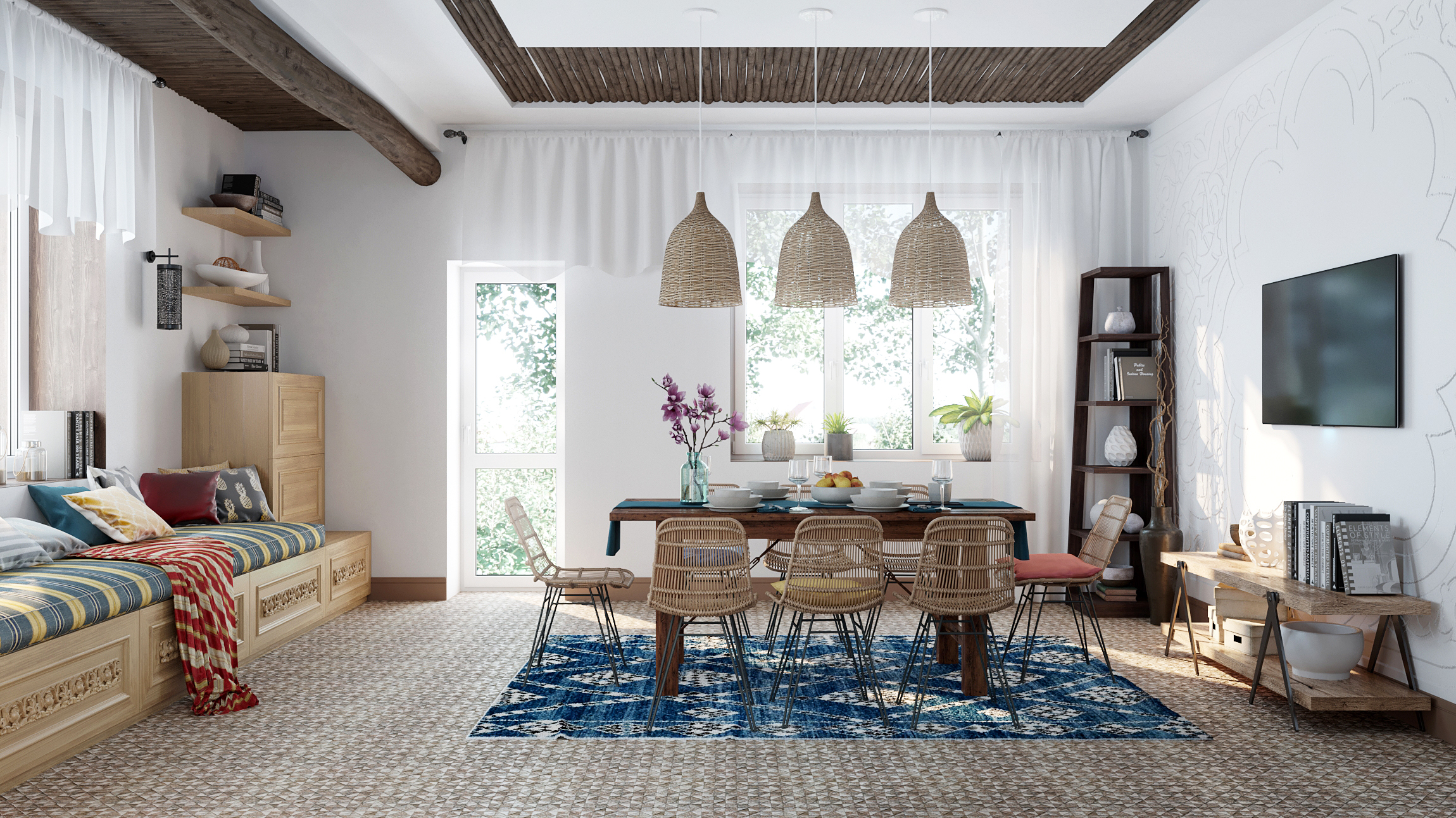 House. Moroccan motifs - 1nd floor-0