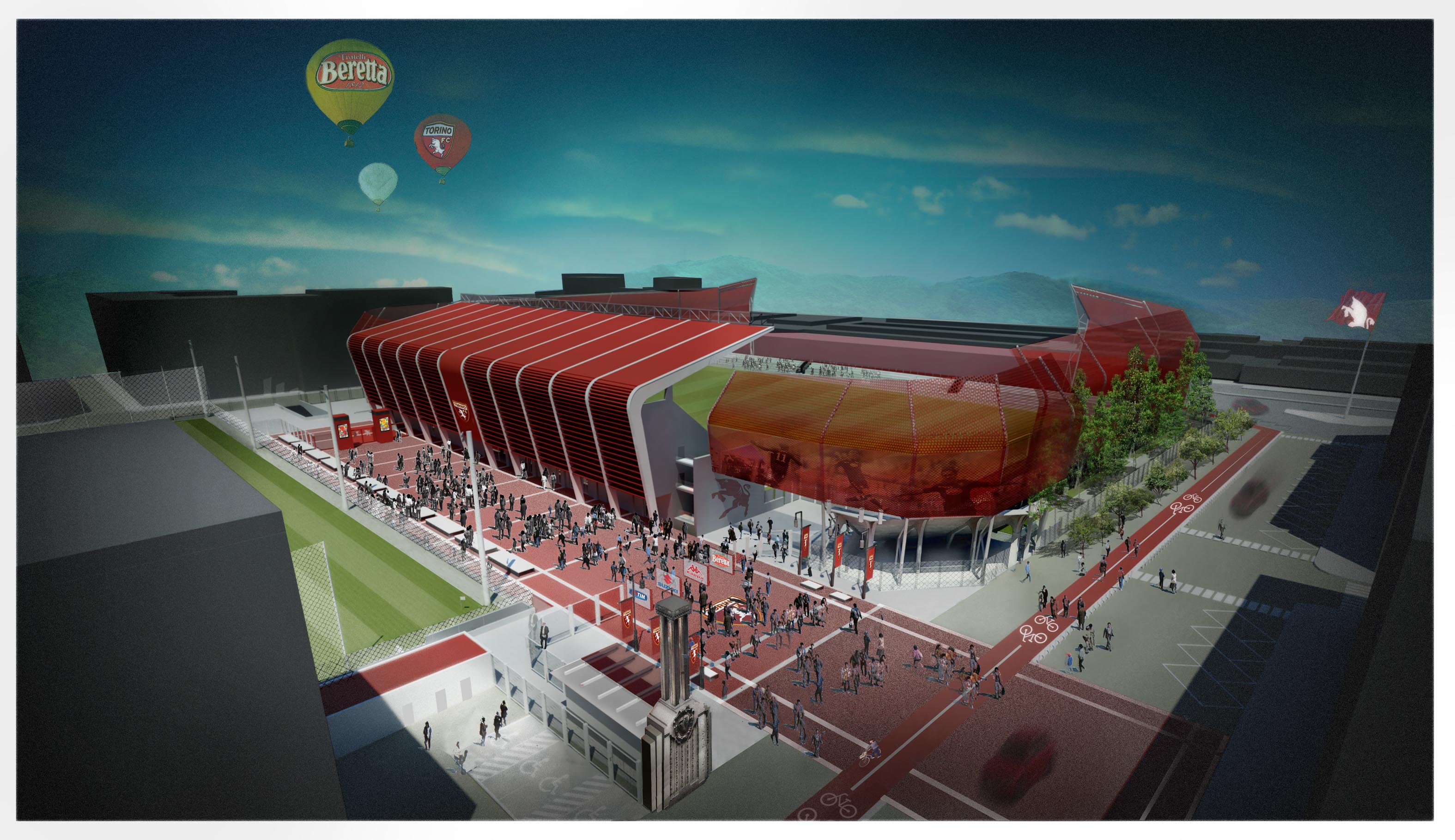 都灵新费拉德尔菲亚体育场（Nuovo Stadio Filadelfia,Torino）-9