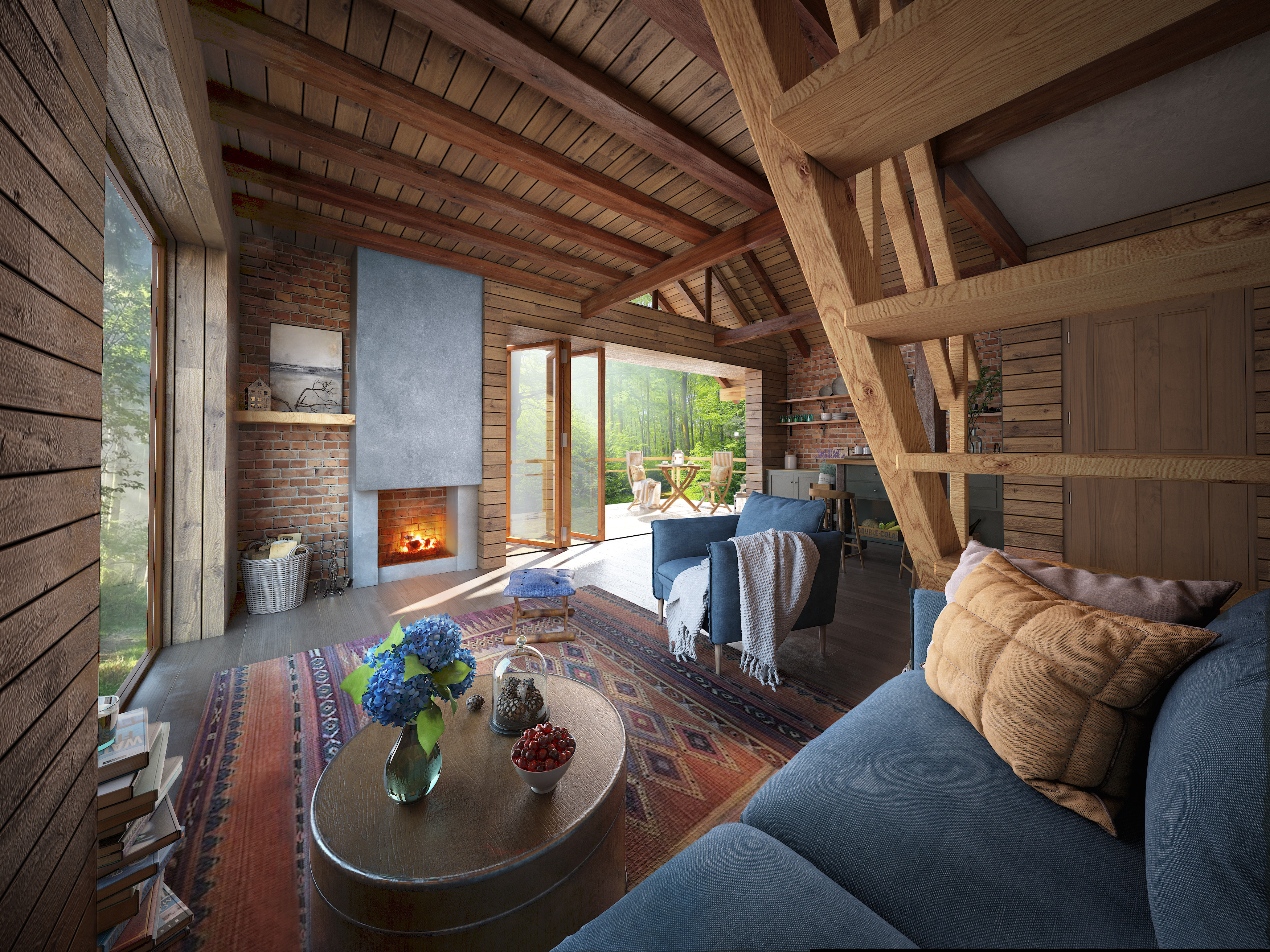 周末度假别墅 | 简约乡村风格营造温馨恬静空间-5