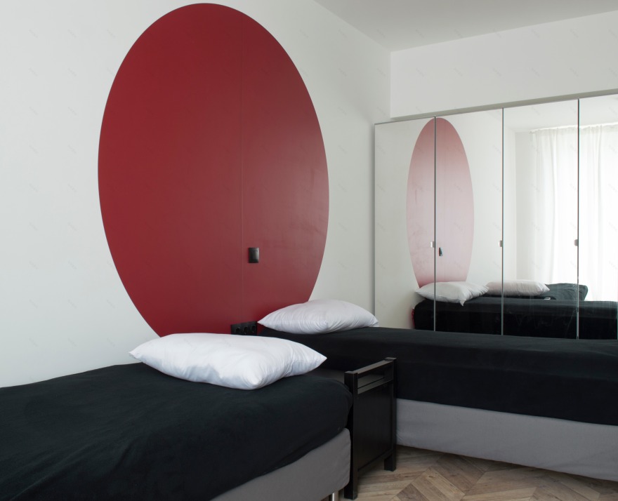 保加利亚索非亚公寓的包豪斯风格室内设计-12