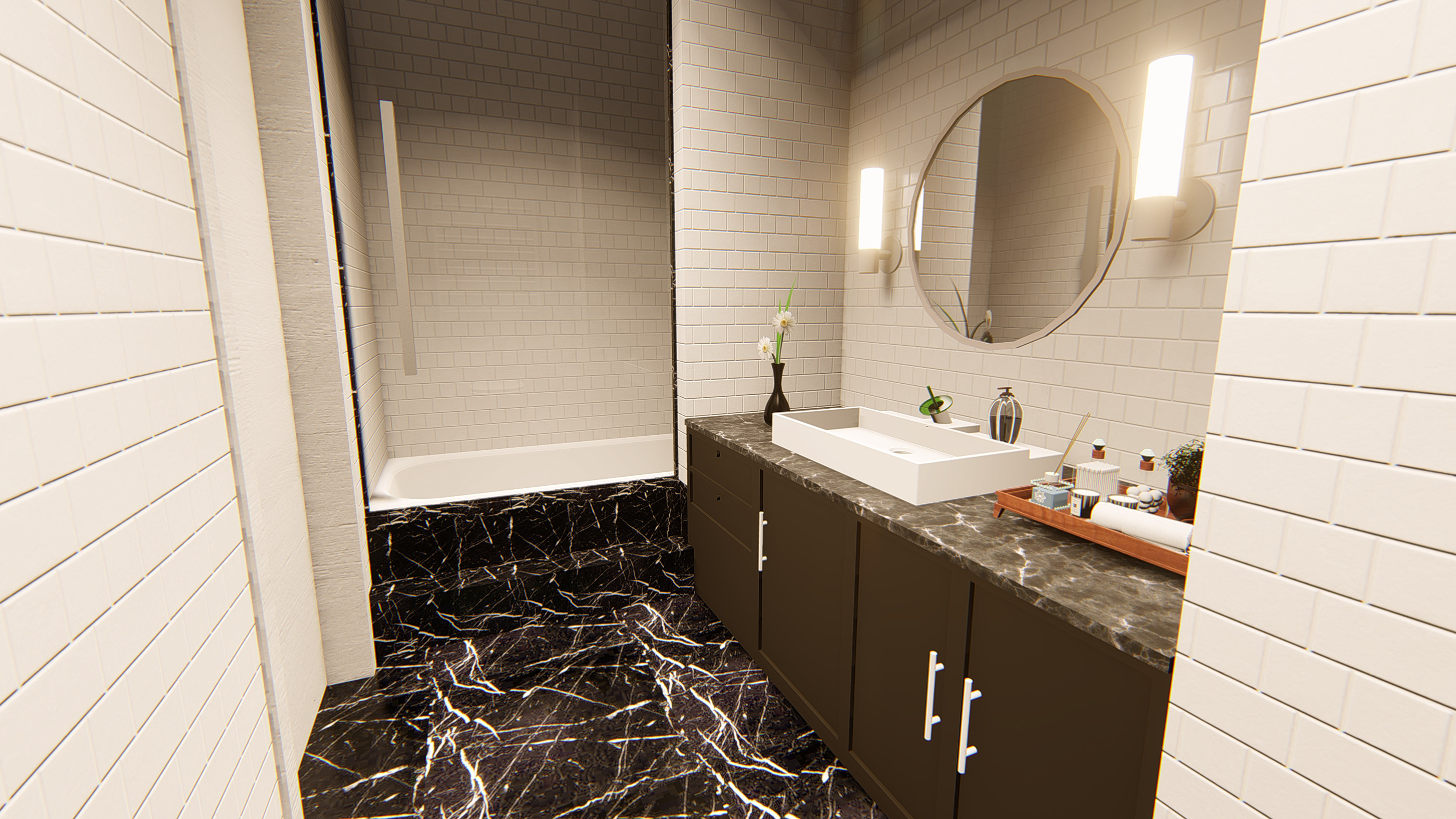 三维立体规划渲染-34