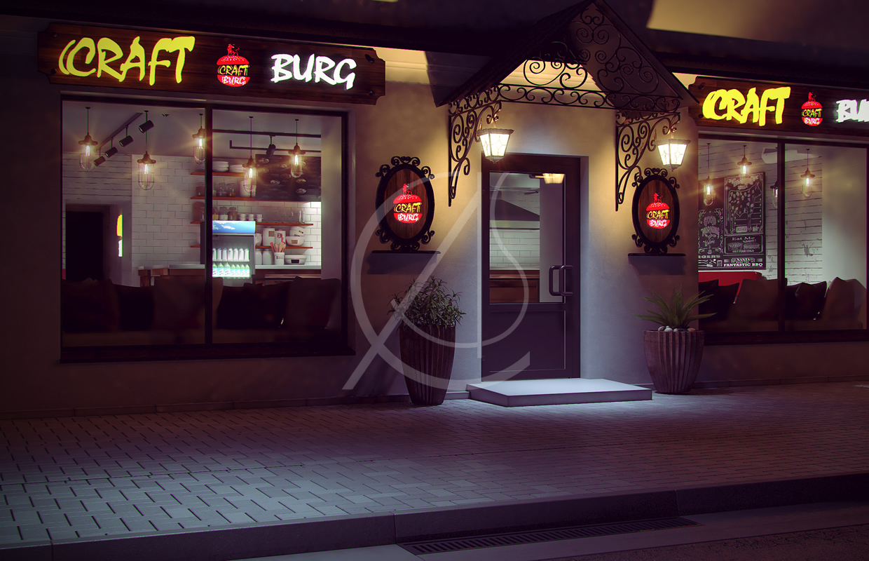 喀山工艺汉堡餐厅 | 工业风中的温馨之作-6