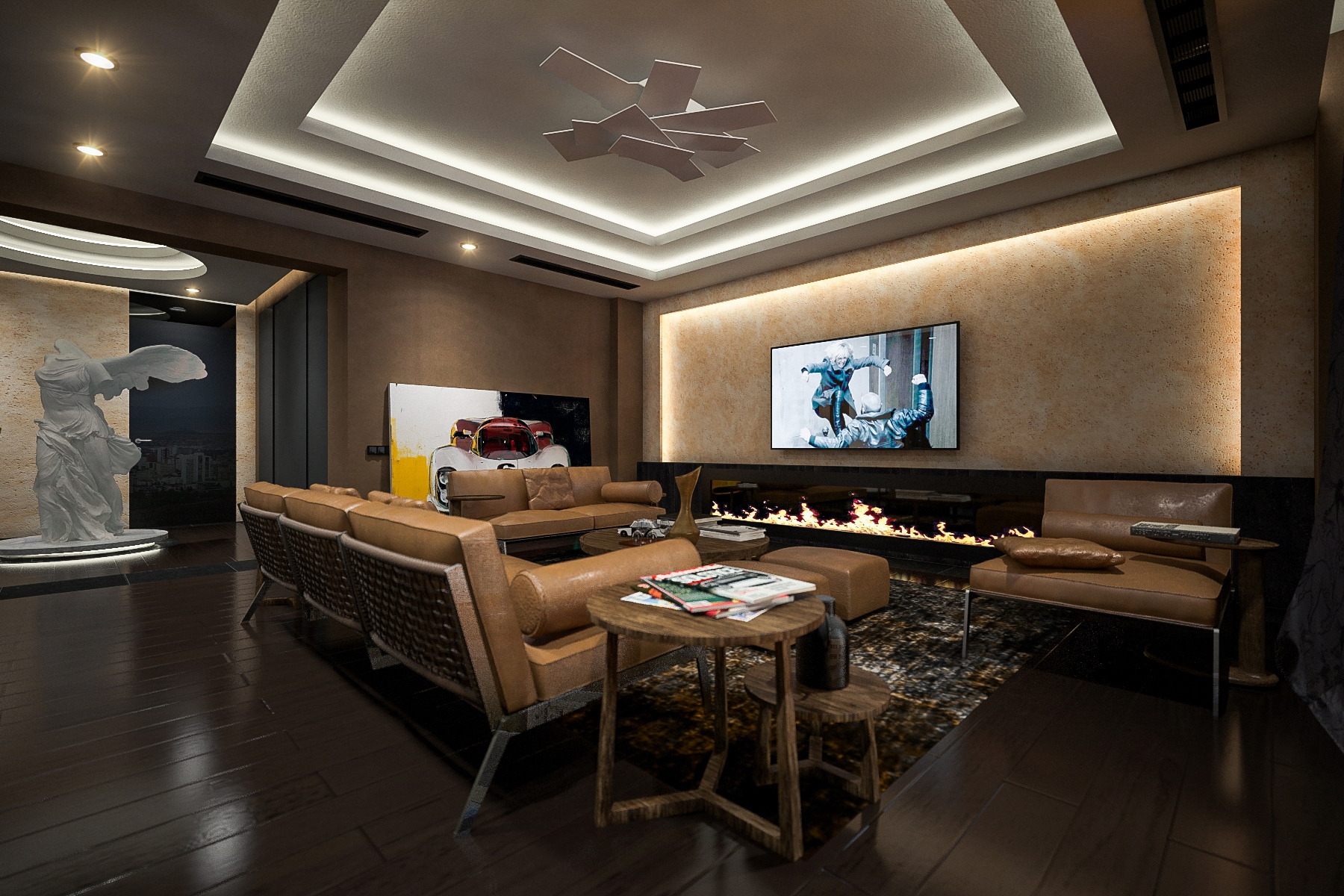 都市幻影 | 200 平米顶层公寓设计-0