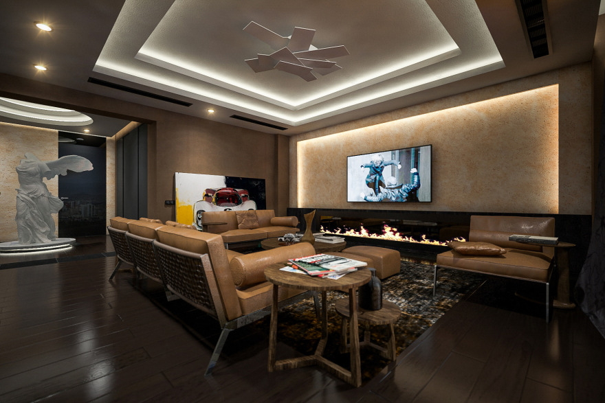 都市幻影 | 200 平米顶层公寓设计-0