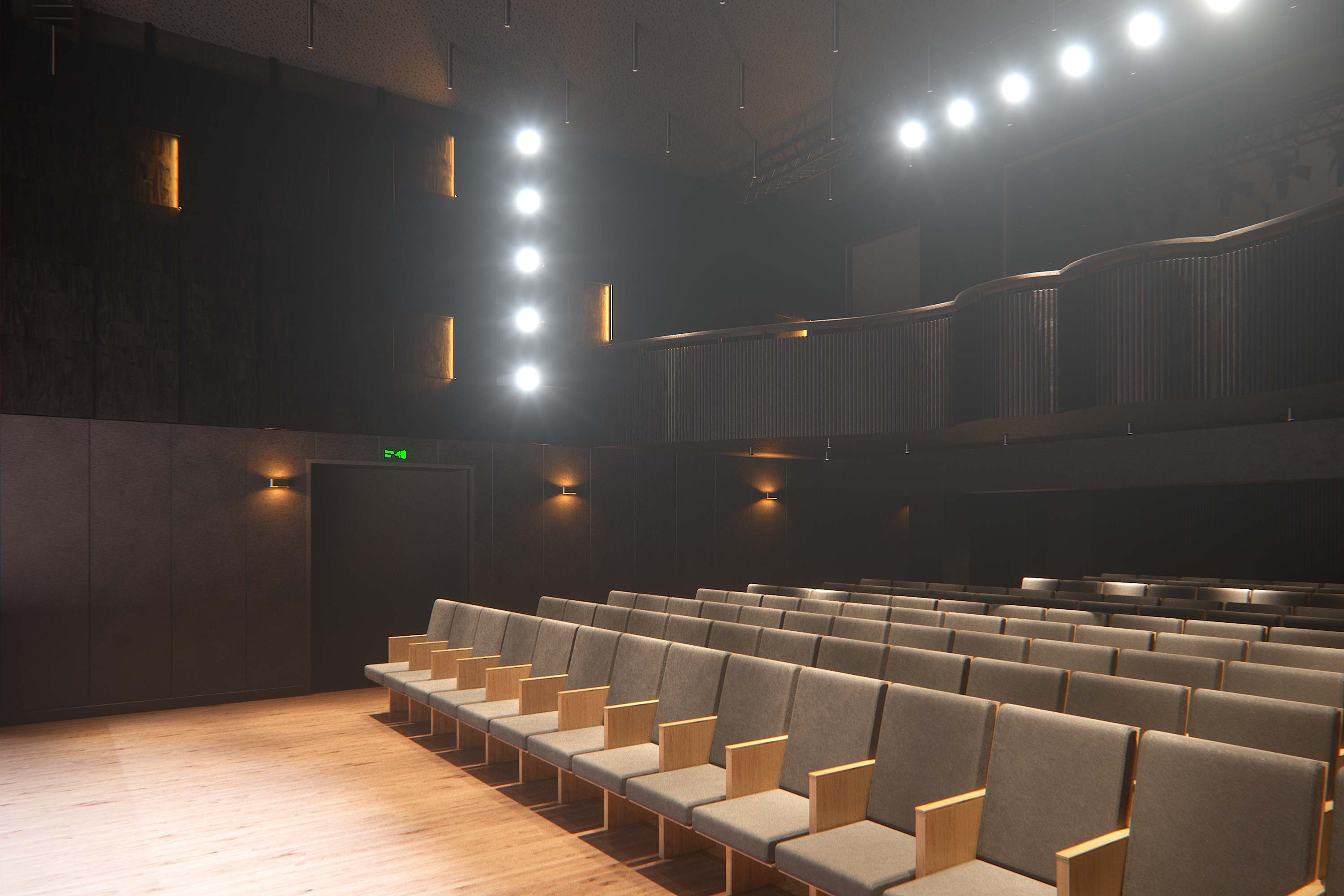 乌克兰 Kniahynyn 社区剧院室内设计-1